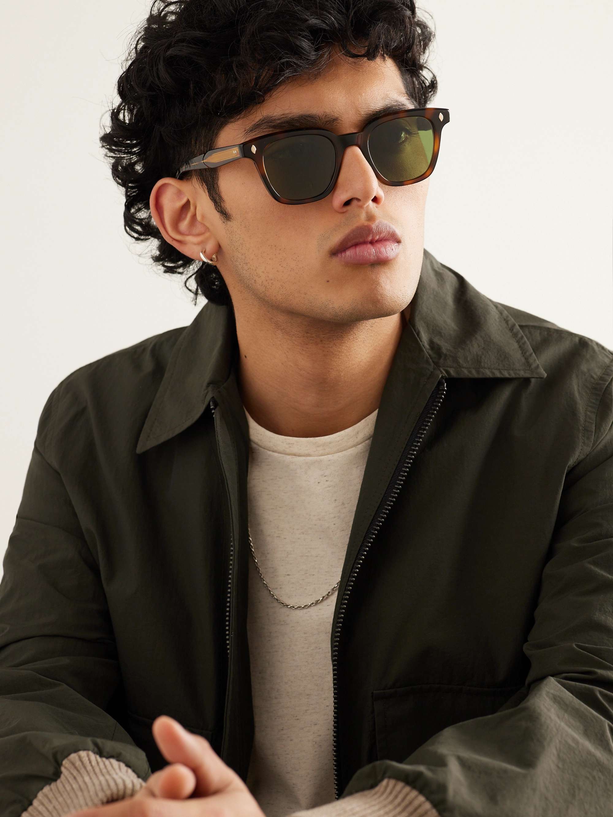 tolv At vise Talje GARRETT LEIGHT CALIFORNIA OPTICAL Broadway D-Frame Tortoiseshell Acetate  Sunglasses for Men | MR PORTER