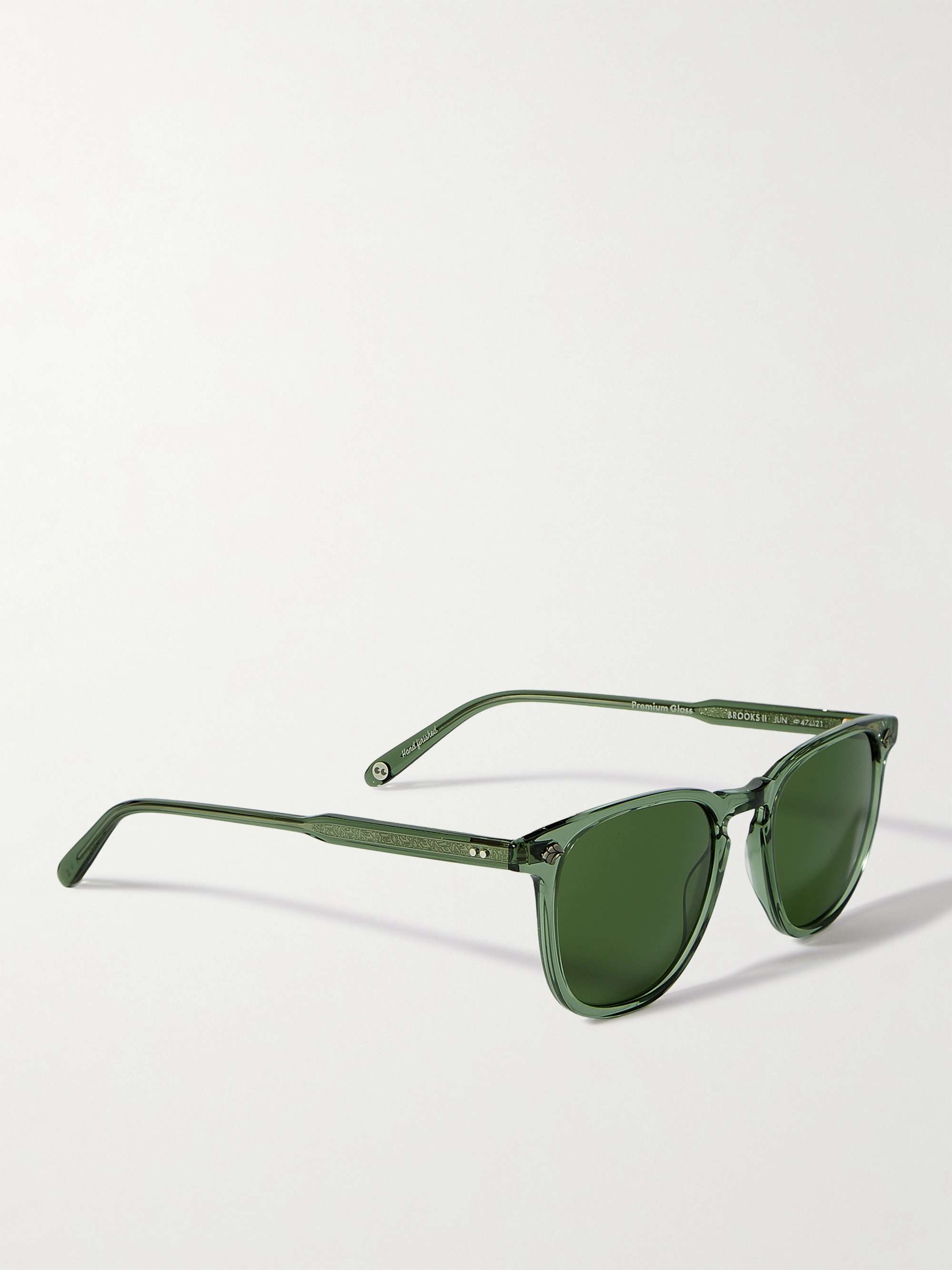 GARRETT LEIGHT CALIFORNIA OPTICAL Brooks II Square-Frame Acetate Sunglasses