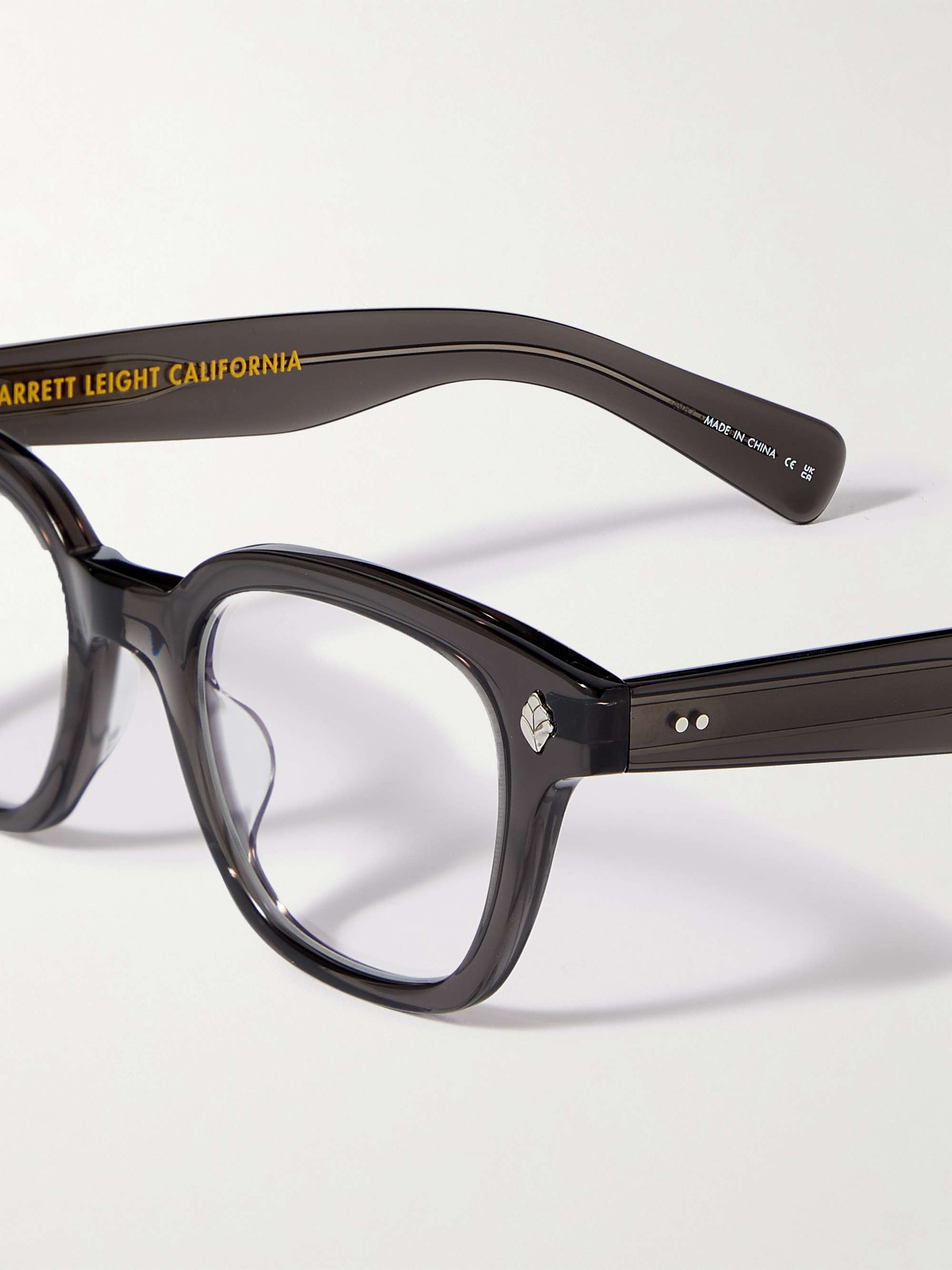GARRETT LEIGHT CALIFORNIA OPTICAL Naples Square-Frame Acetate Optical Glasses