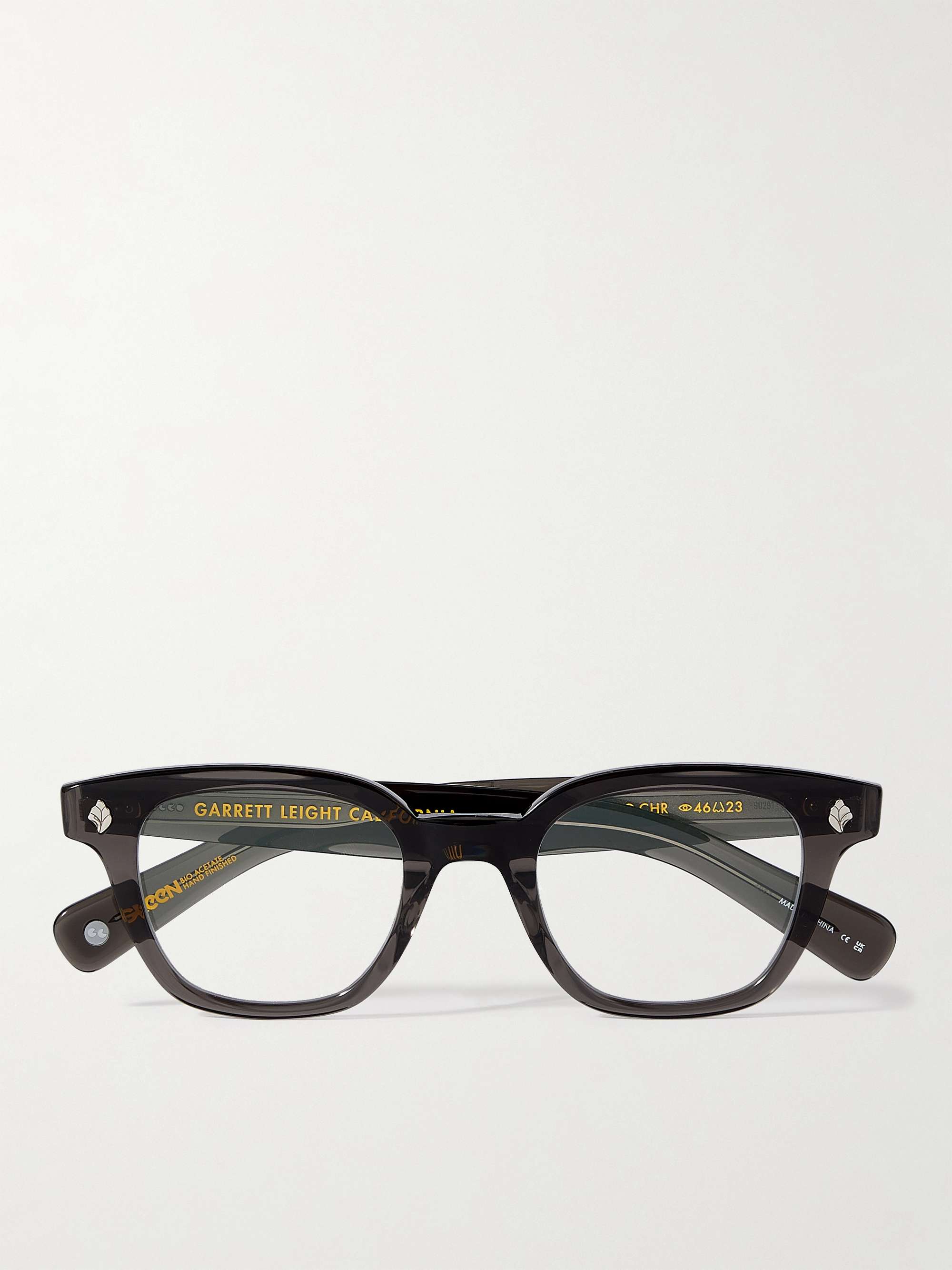 GARRETT LEIGHT CALIFORNIA OPTICAL Naples Square-Frame Acetate Optical Glasses