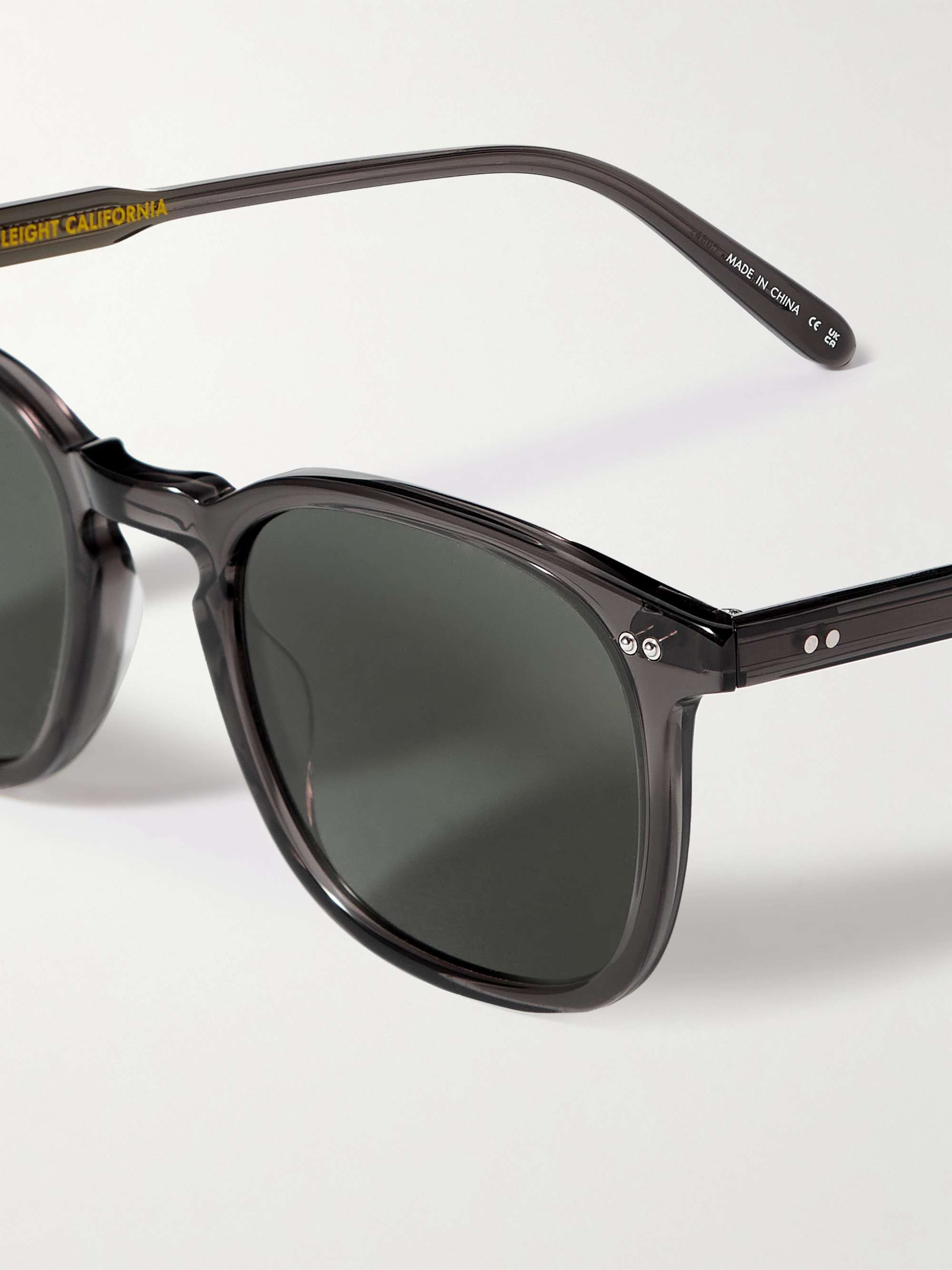 GARRETT LEIGHT CALIFORNIA OPTICAL Ruskin Square-Frame Acetate Sunglasses