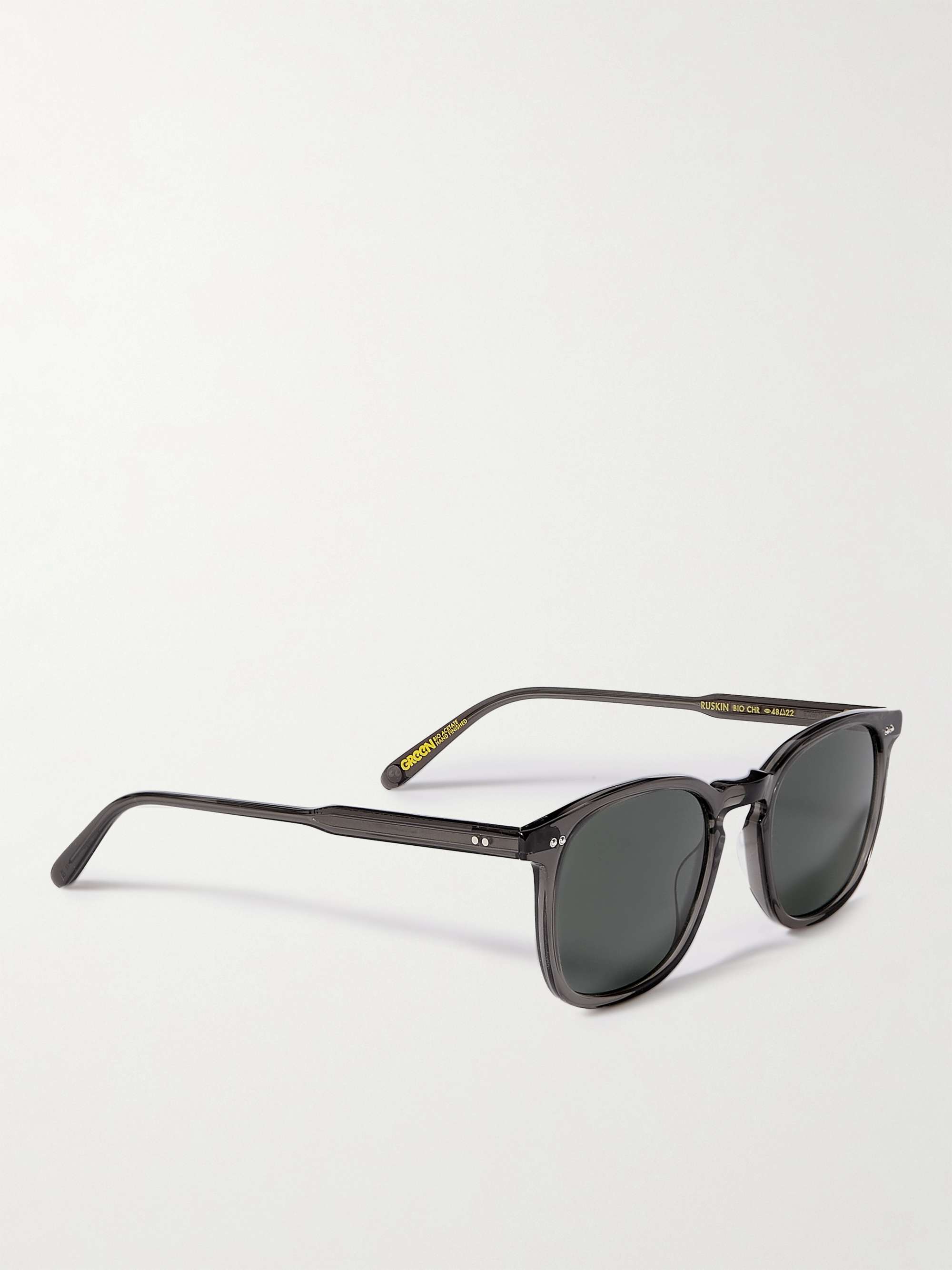 GARRETT LEIGHT CALIFORNIA OPTICAL Ruskin Square-Frame Acetate Sunglasses
