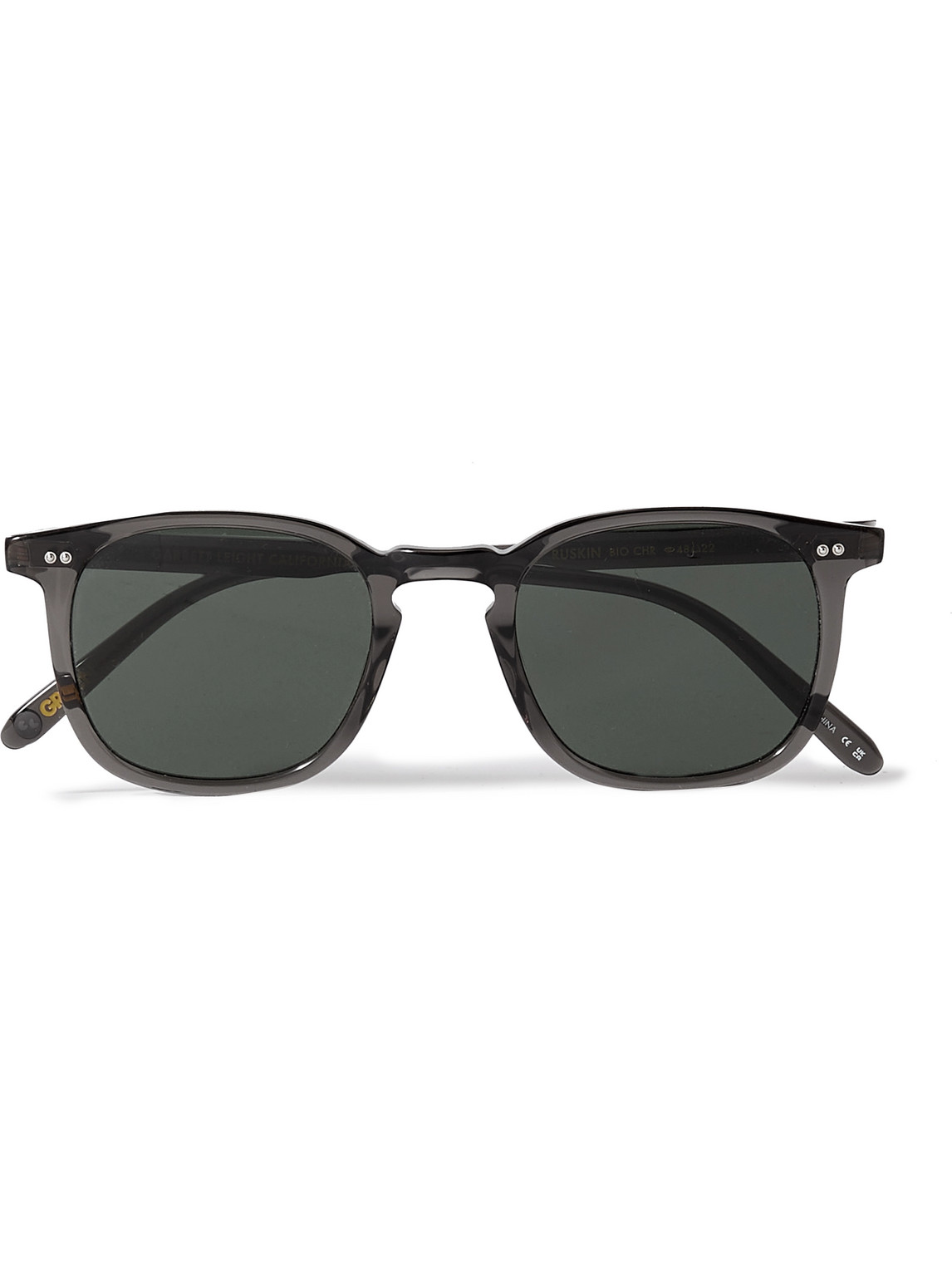 Garrett Leight California Optical Ruskin Square-frame Acetate Sunglasses In Grey