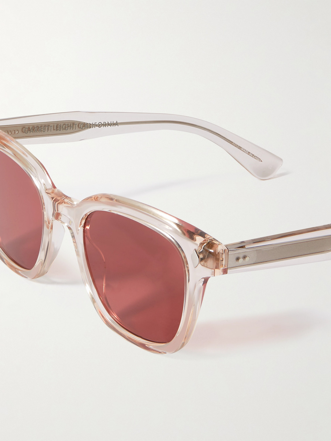 Shop Garrett Leight California Optical Broadway D-frame Acetate Sunglasses In Brown