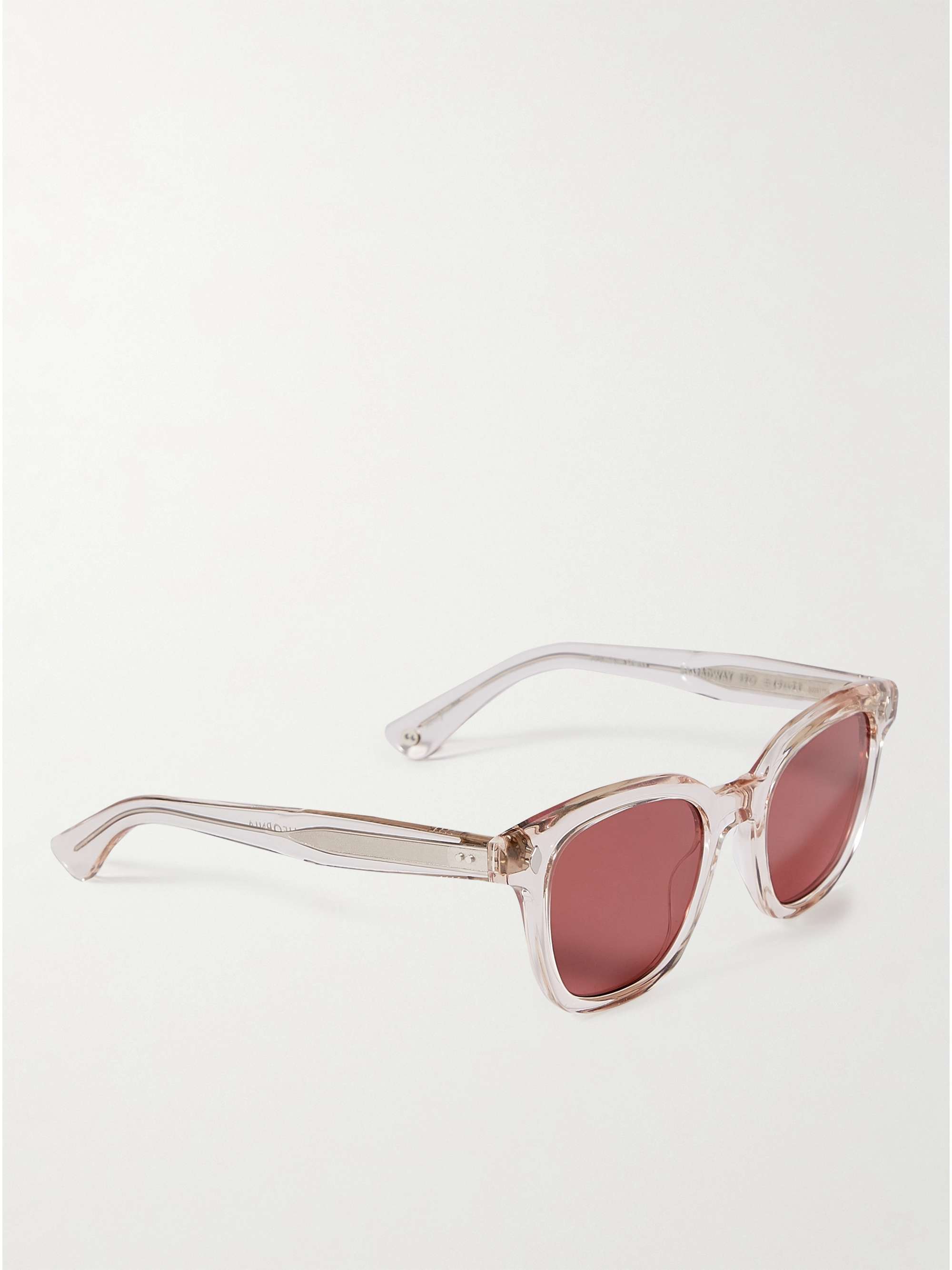 GARRETT LEIGHT CALIFORNIA OPTICAL Broadway D-Frame Acetate Sunglasses