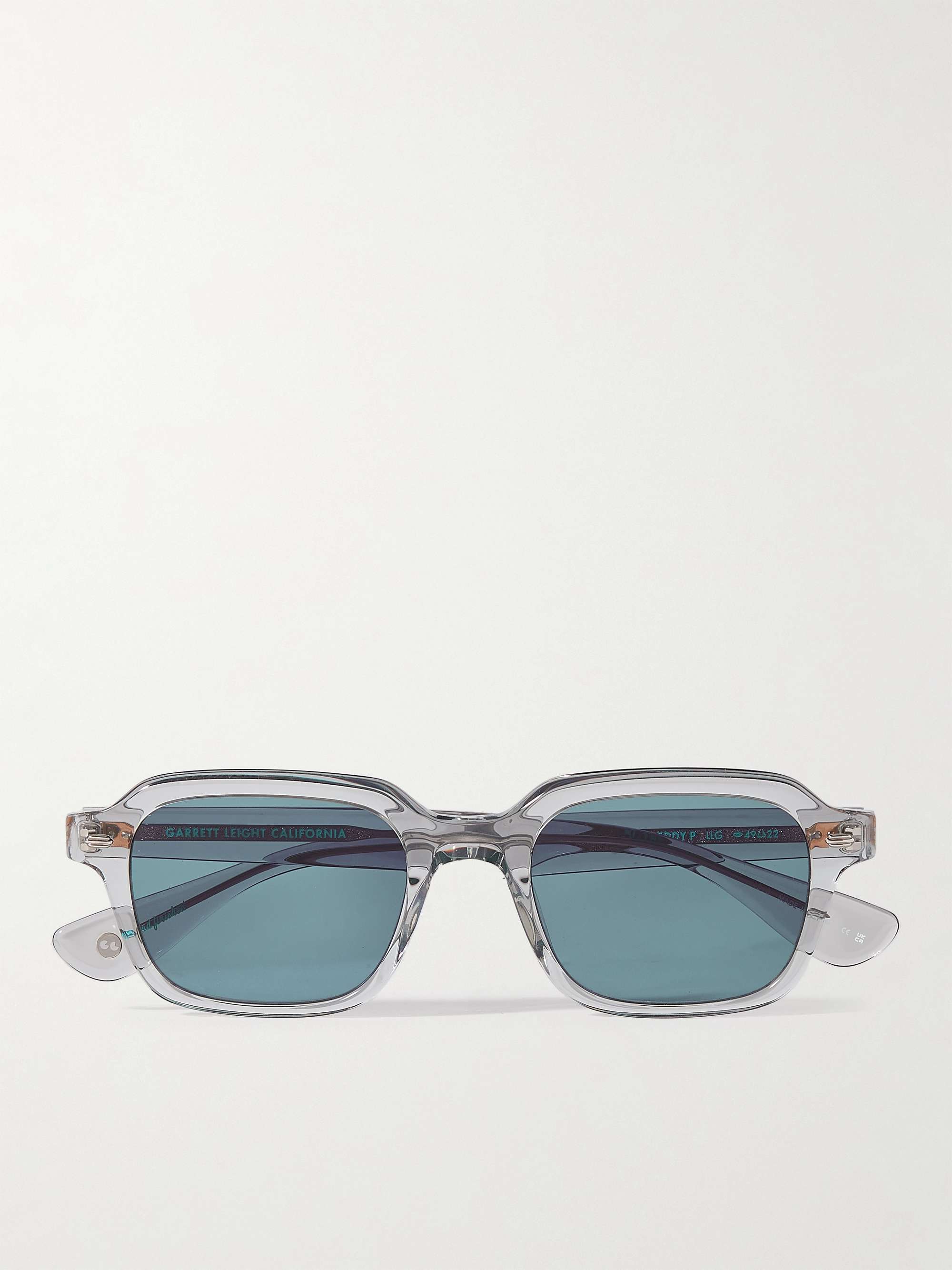 GARRETT LEIGHT CALIFORNIA OPTICAL Freddy P Square-Frame Acetate Sunglasses