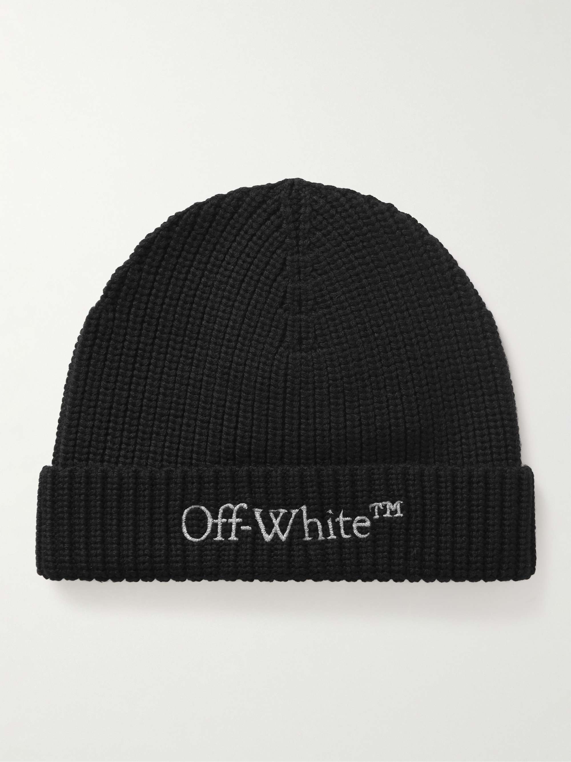 Off white on sale black beanie
