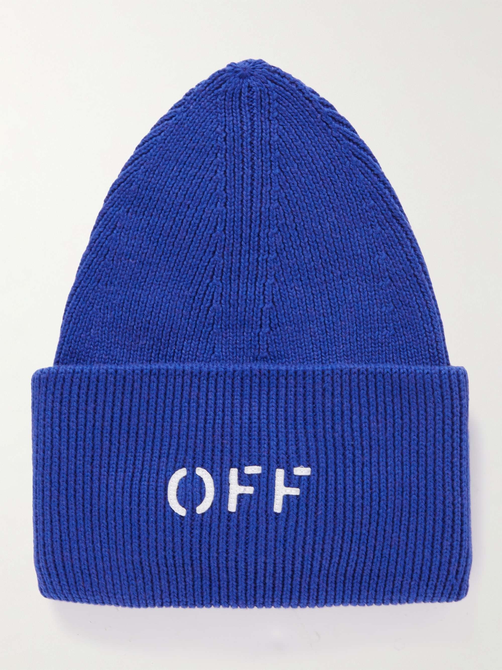 Logo-Appliquéd Ribbed Cashmere Beanie