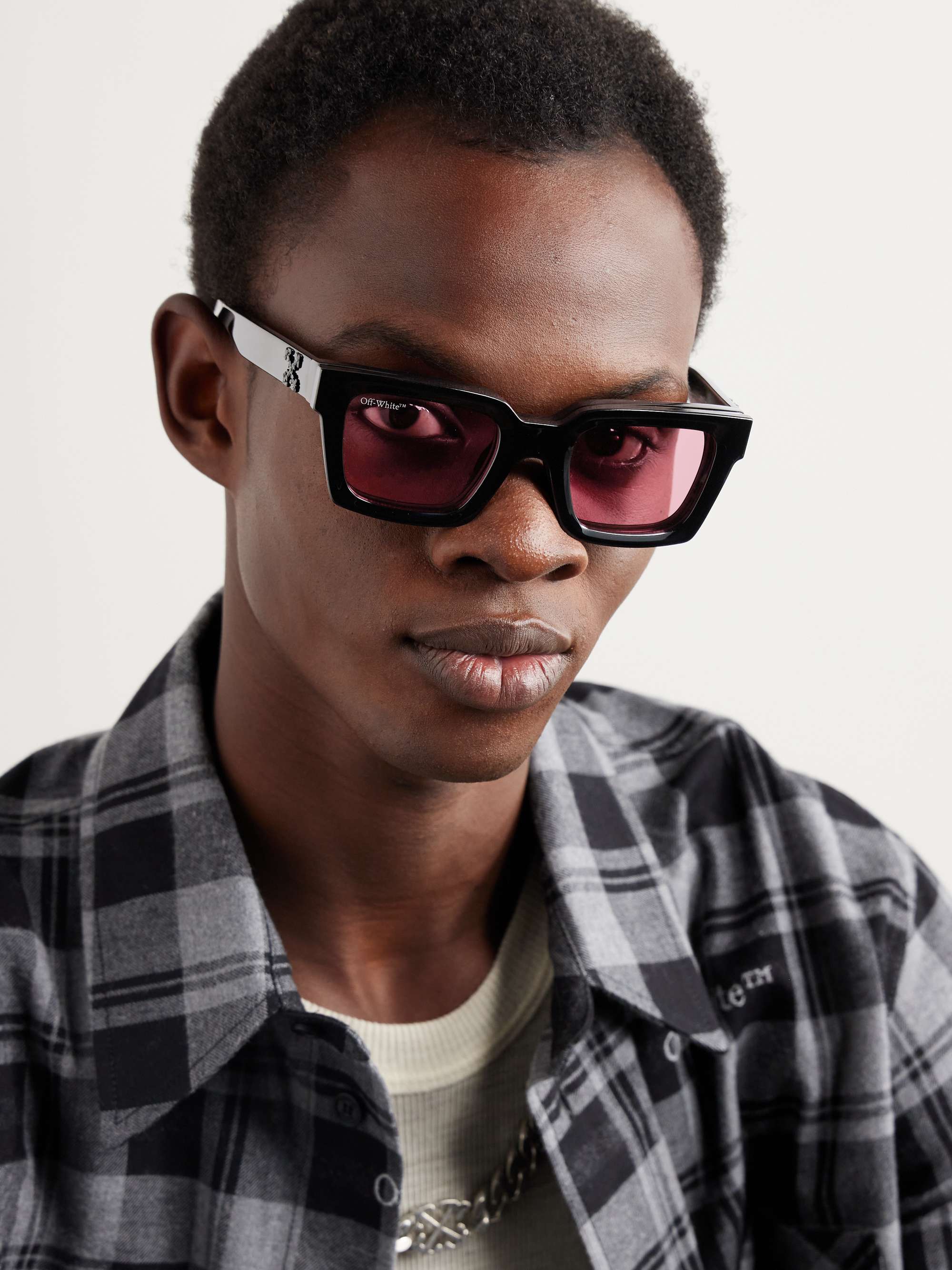 OFF-WHITE Convertible Square-Frame Acetate Optical Glasses for Men | MR  PORTER