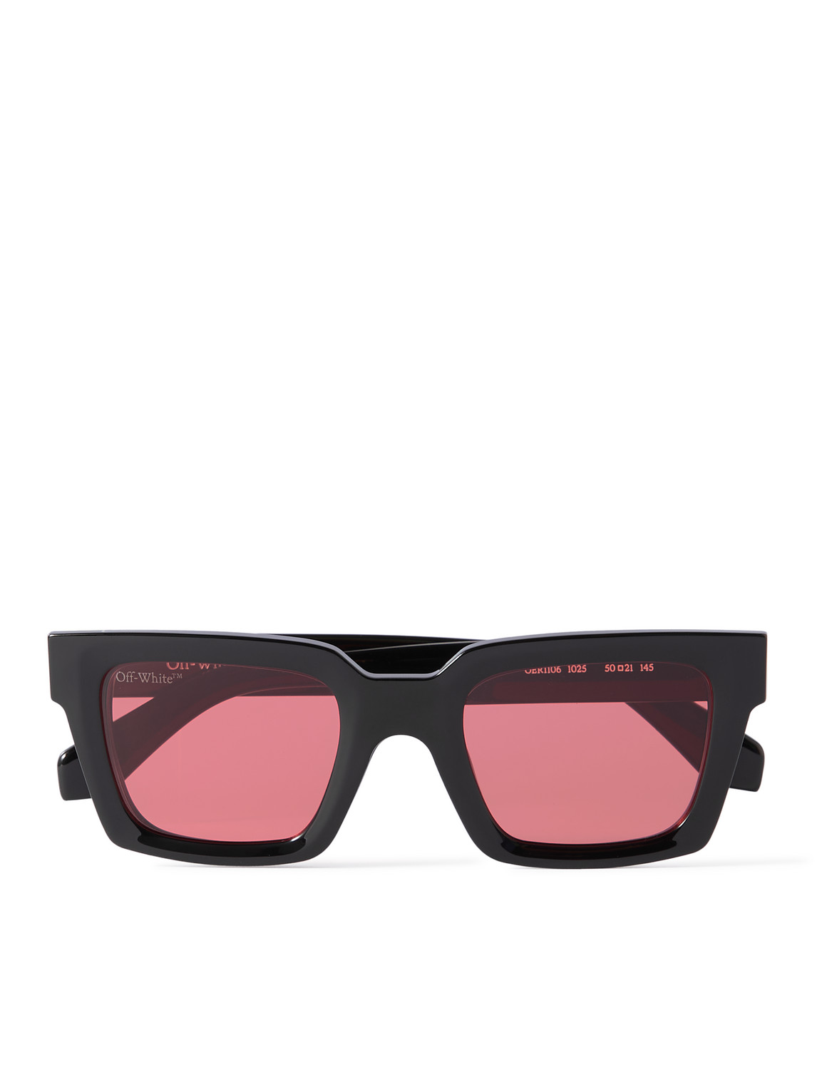 Off-white Convertible Square-frame Acetate Optical Glasses In Black