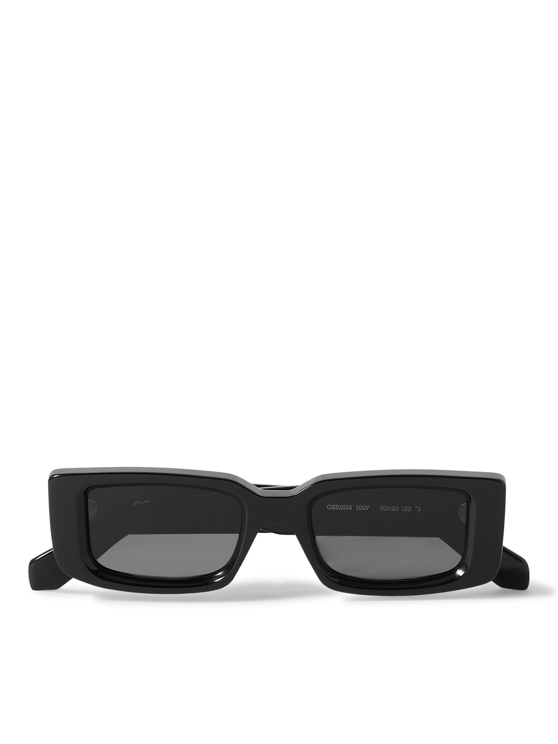 Off-white Arthur Square-frame Acetate Sunglasses In Black