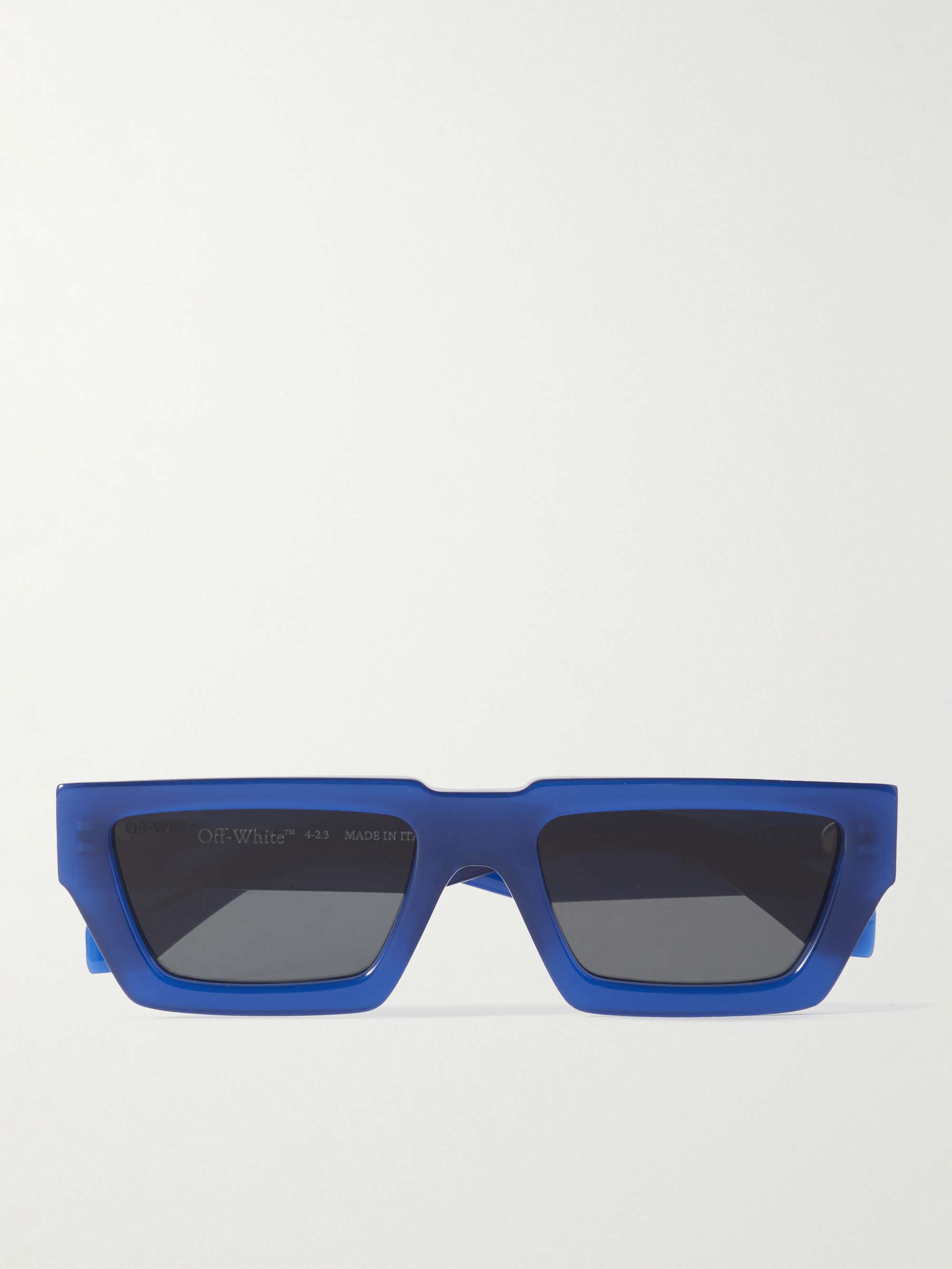 OFF-WHITE Catalina Square-Frame Acetate and Gunmetal-Tone Sunglasses for  Men