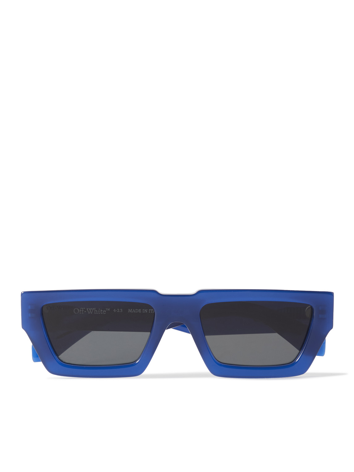 Off-white Manchester Square-frame Acetate Sunglasses In Blue