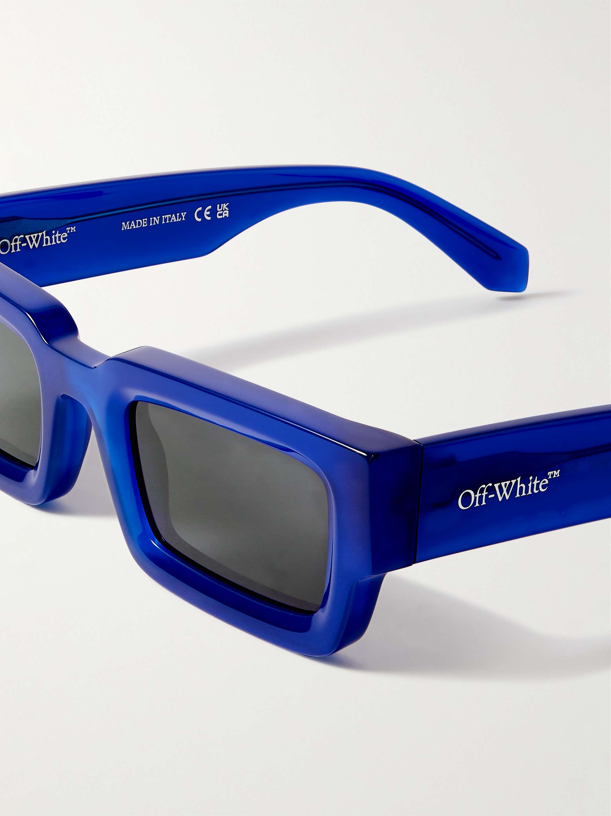 off white sunglasses blue