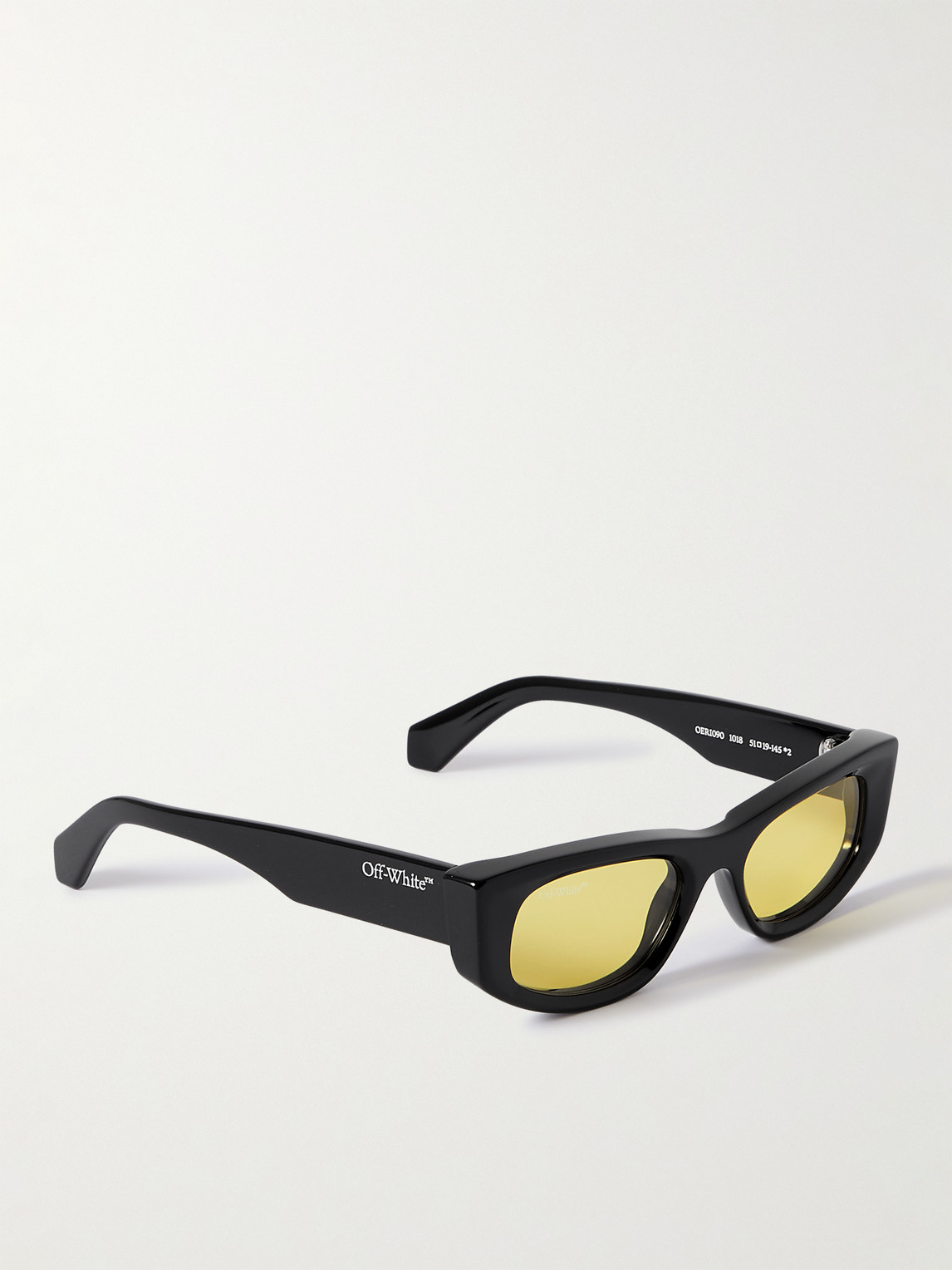 Shop Off-white Matera D-frame Acetate Sunglases In Gray