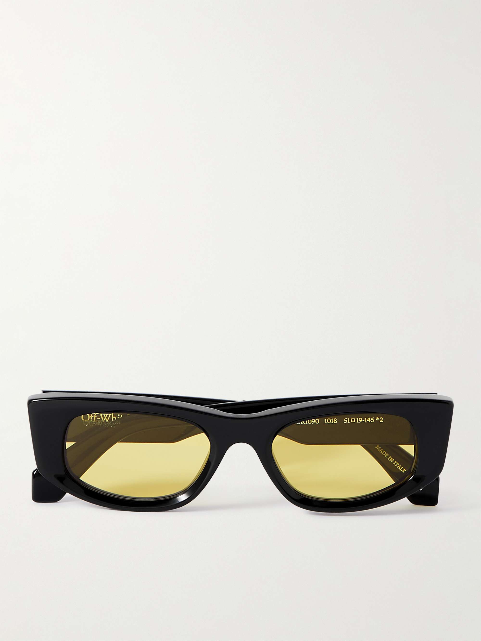 OFF-WHITE Matera D-Frame Acetate Sunglases for Men | MR PORTER