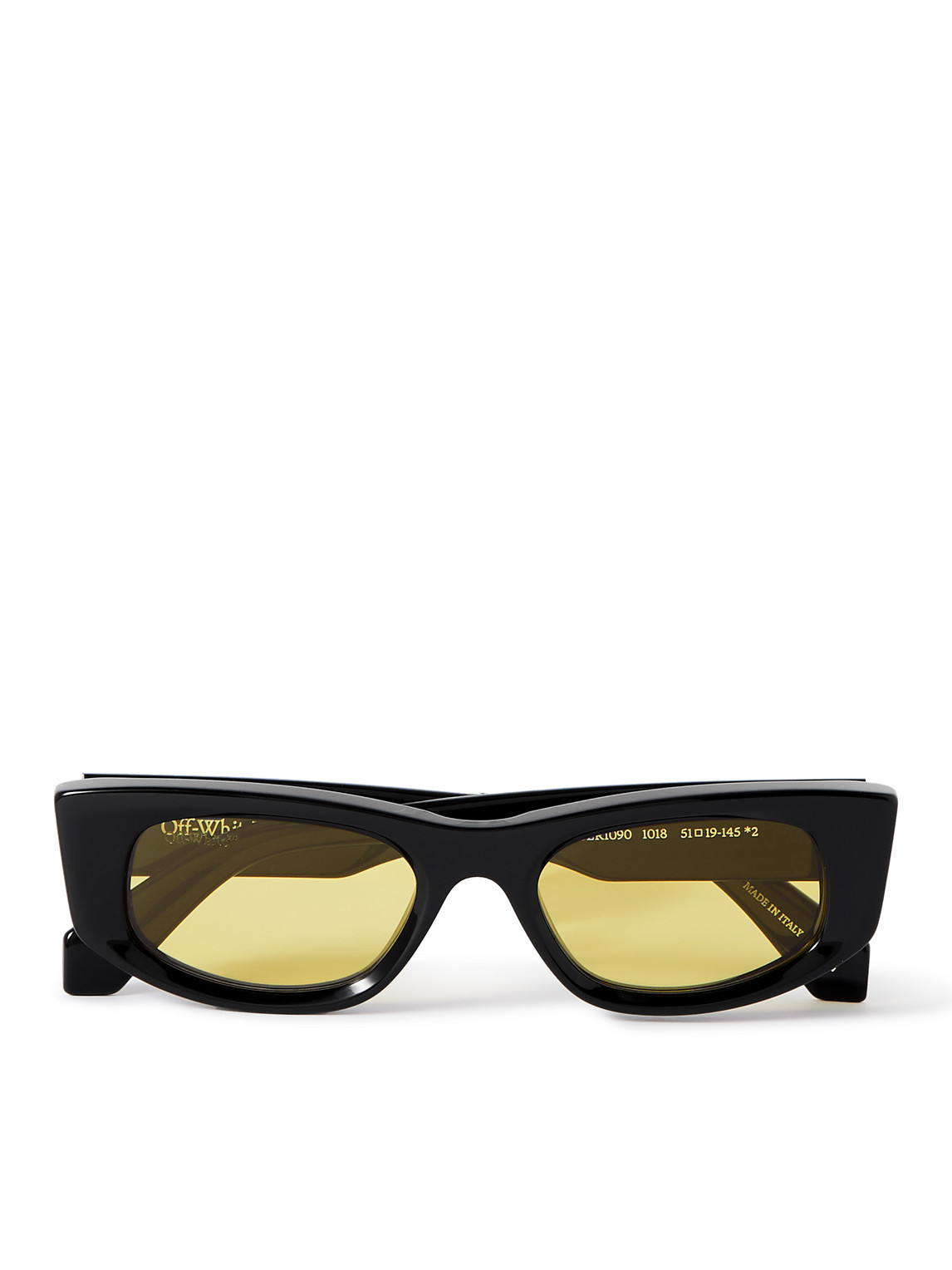 Shop Off-white Matera D-frame Acetate Sunglases In Gray