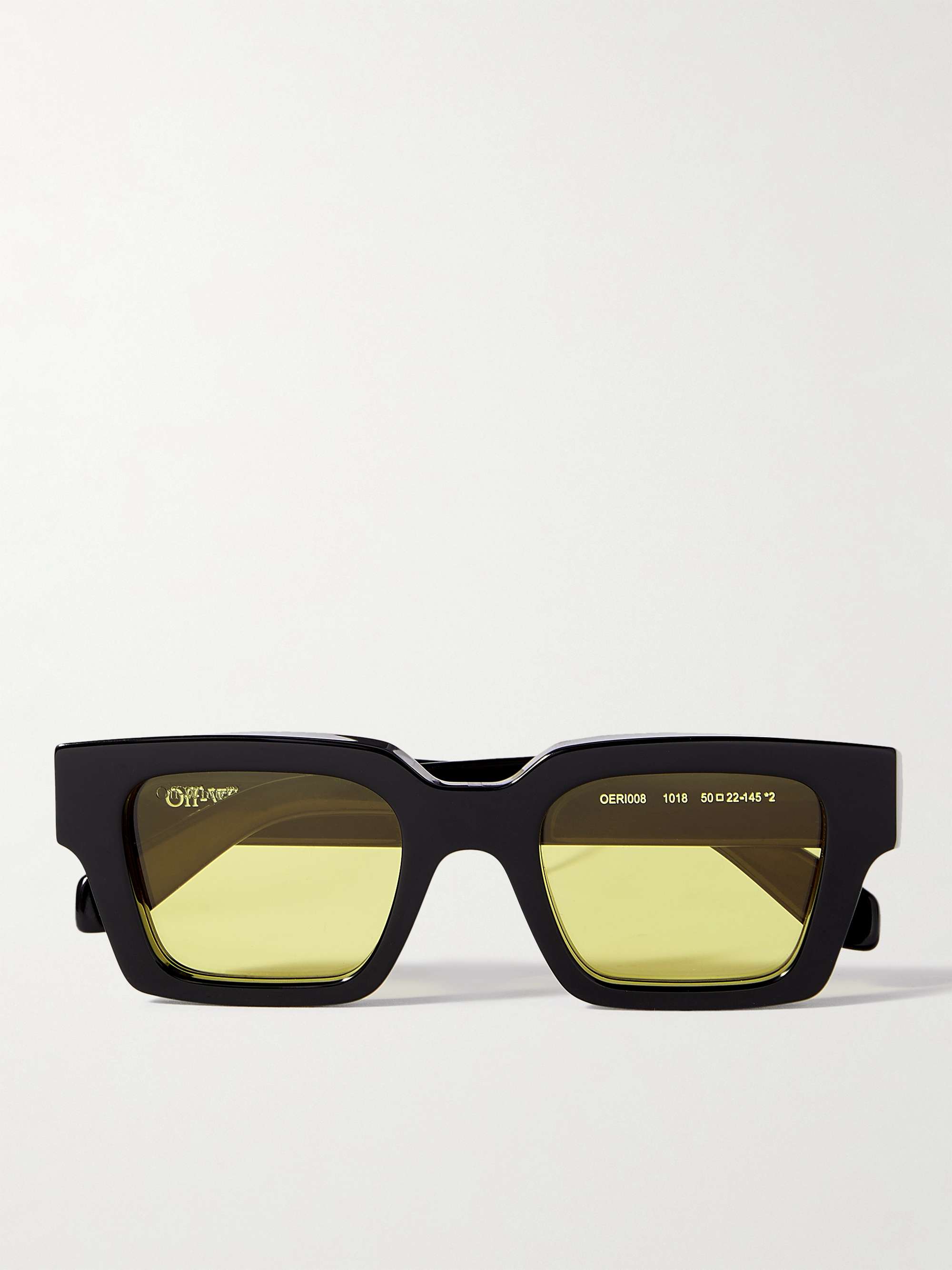 Off-White c/o Virgil Abloh Virgil Acetate Square Sunglasses in