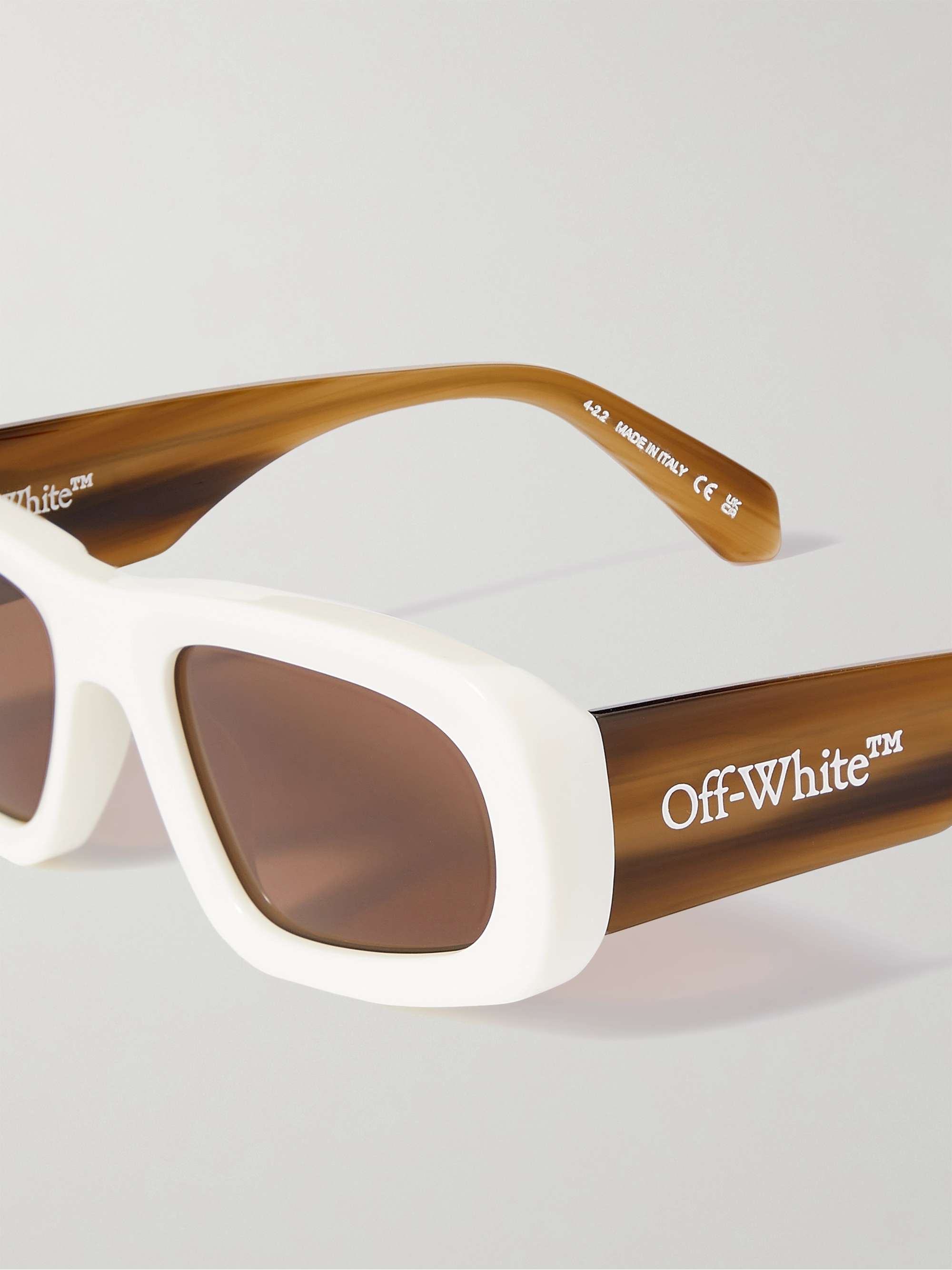 OFF-WHITE Austin Square-Frame Acetate Sunglasses
