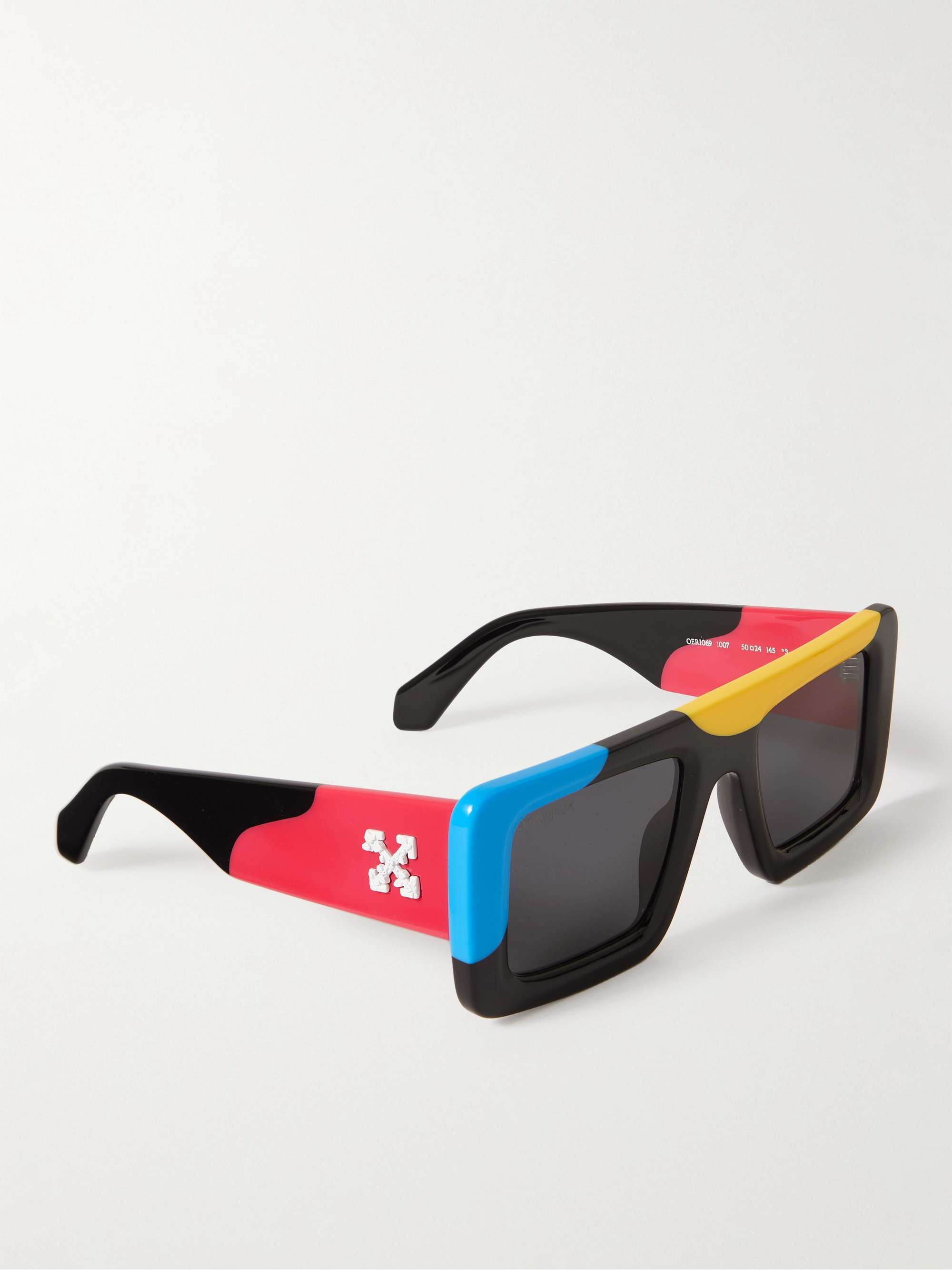 OFF-WHITE Seattle Square-Frame Acetate Sunglasses
