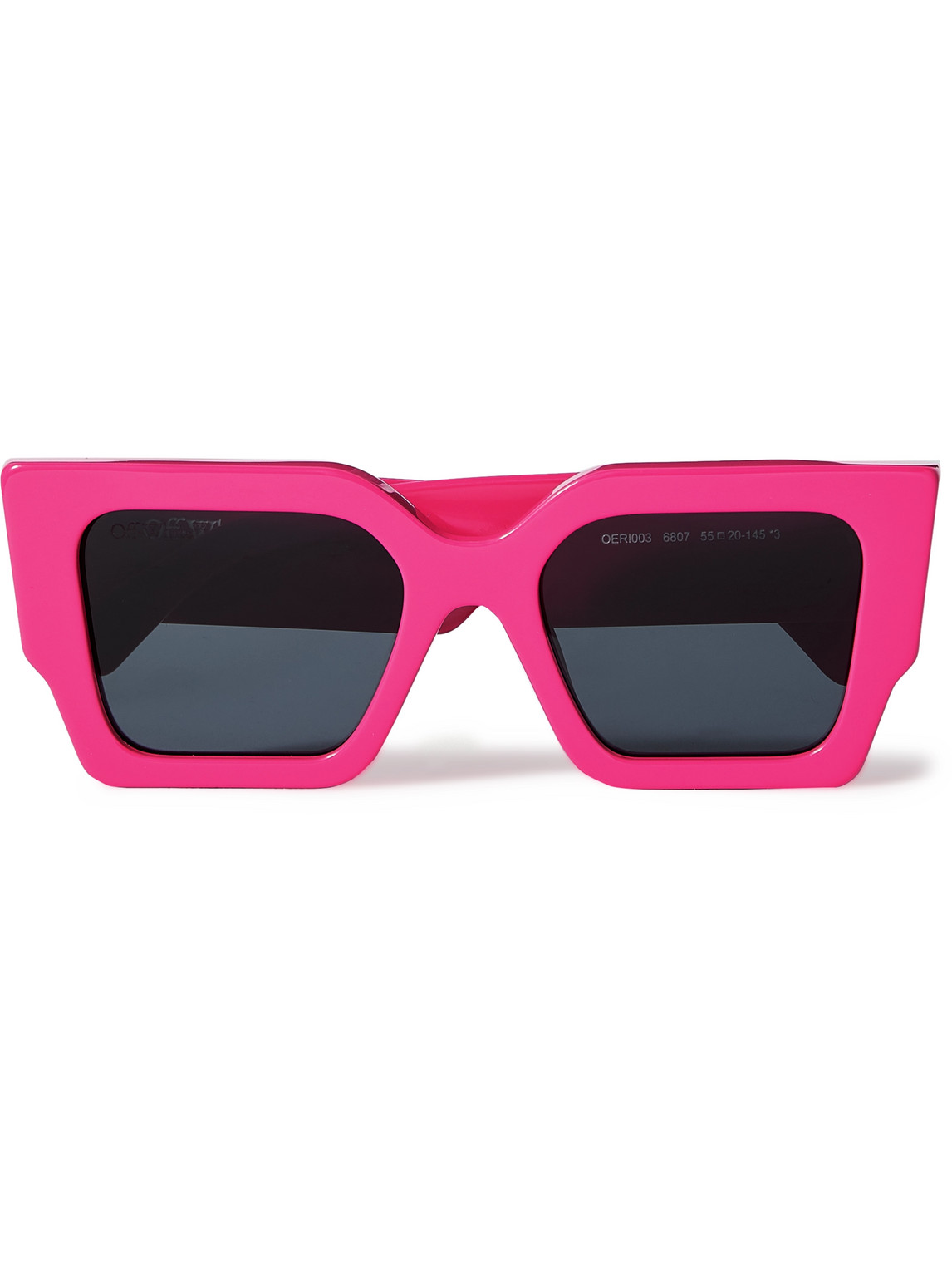 Off-white Catalina Square-frame Acetate Sunglasses In Pink