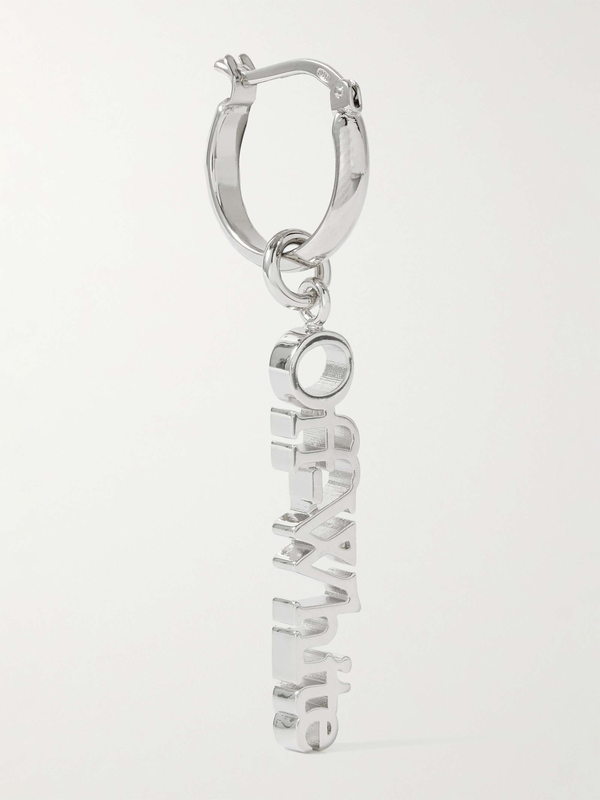 Off-White Men's Silver-Tone Single Earring