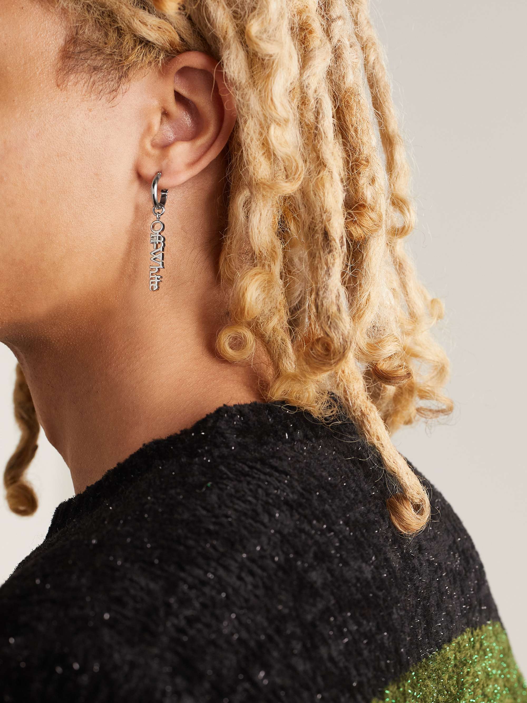OFF-WHITE Silver-Tone Single Earring