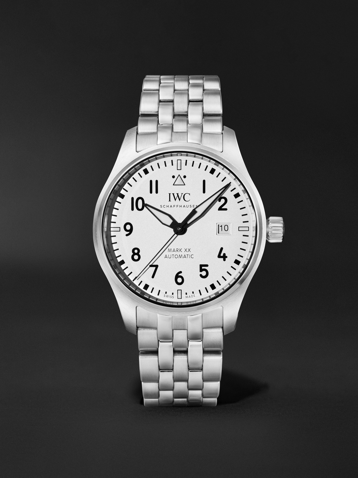 IWC SCHAFFHAUSEN Pilot's Mark XX Automatic 40mm Stainless Steel Watch, Ref. No. IWIW328208 - Men