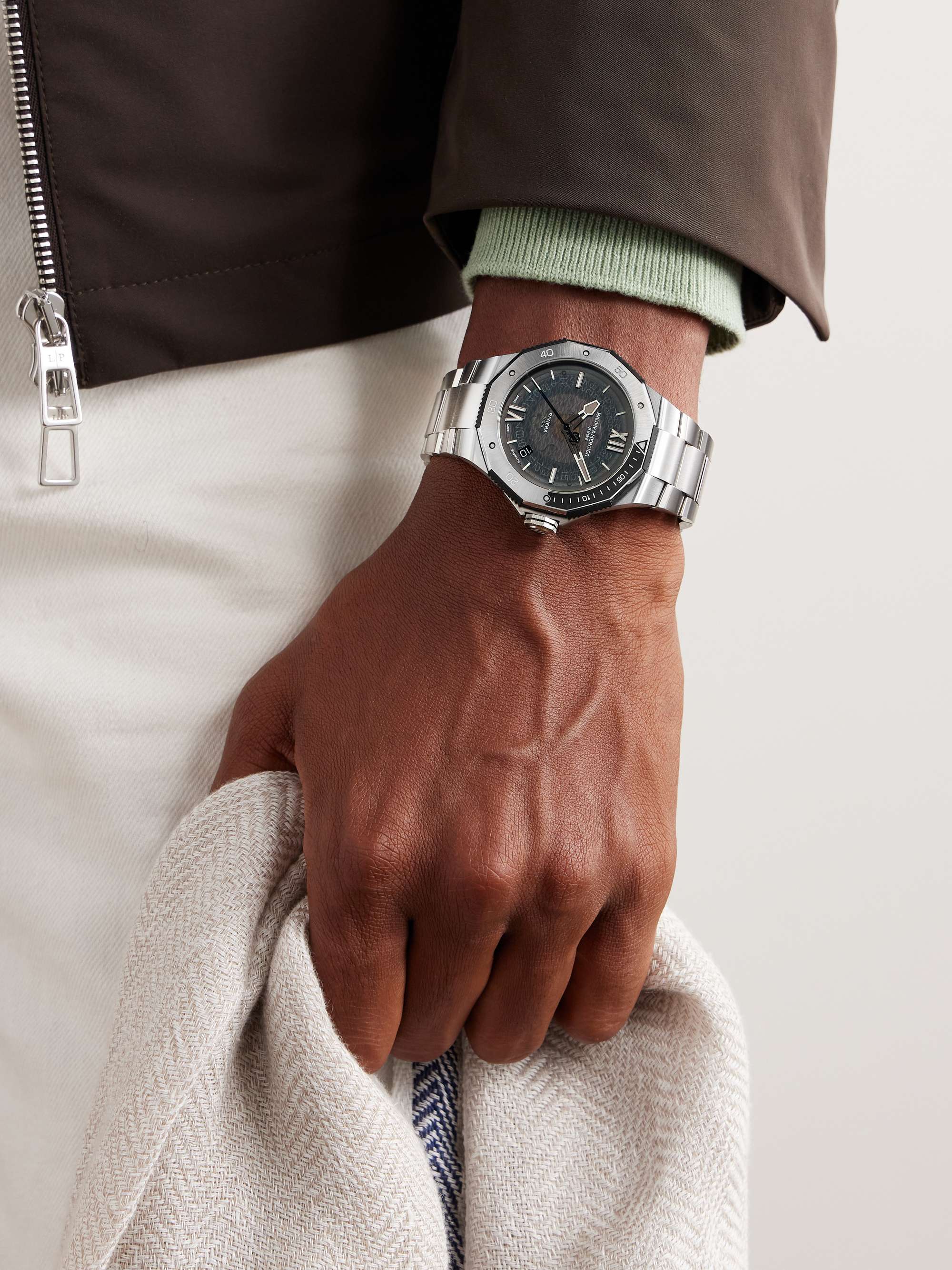 BAUME & MERCIER Clifton Baumatic Automatic 40mm Stainless Steel 