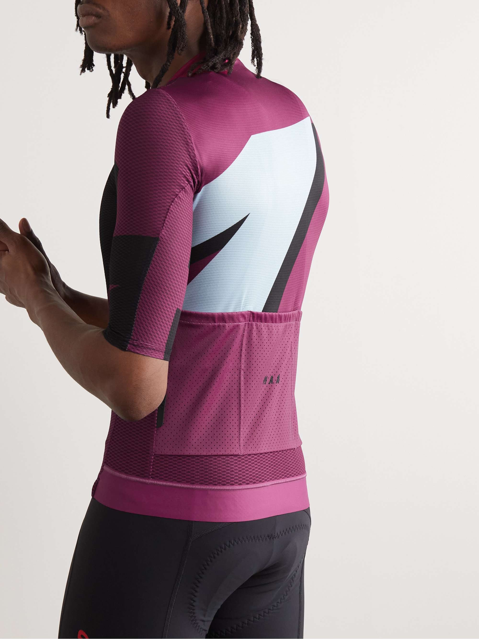MAAP Emerge Ulralight Pro Printed Recycled Stretch-Mesh Cycling Jersey