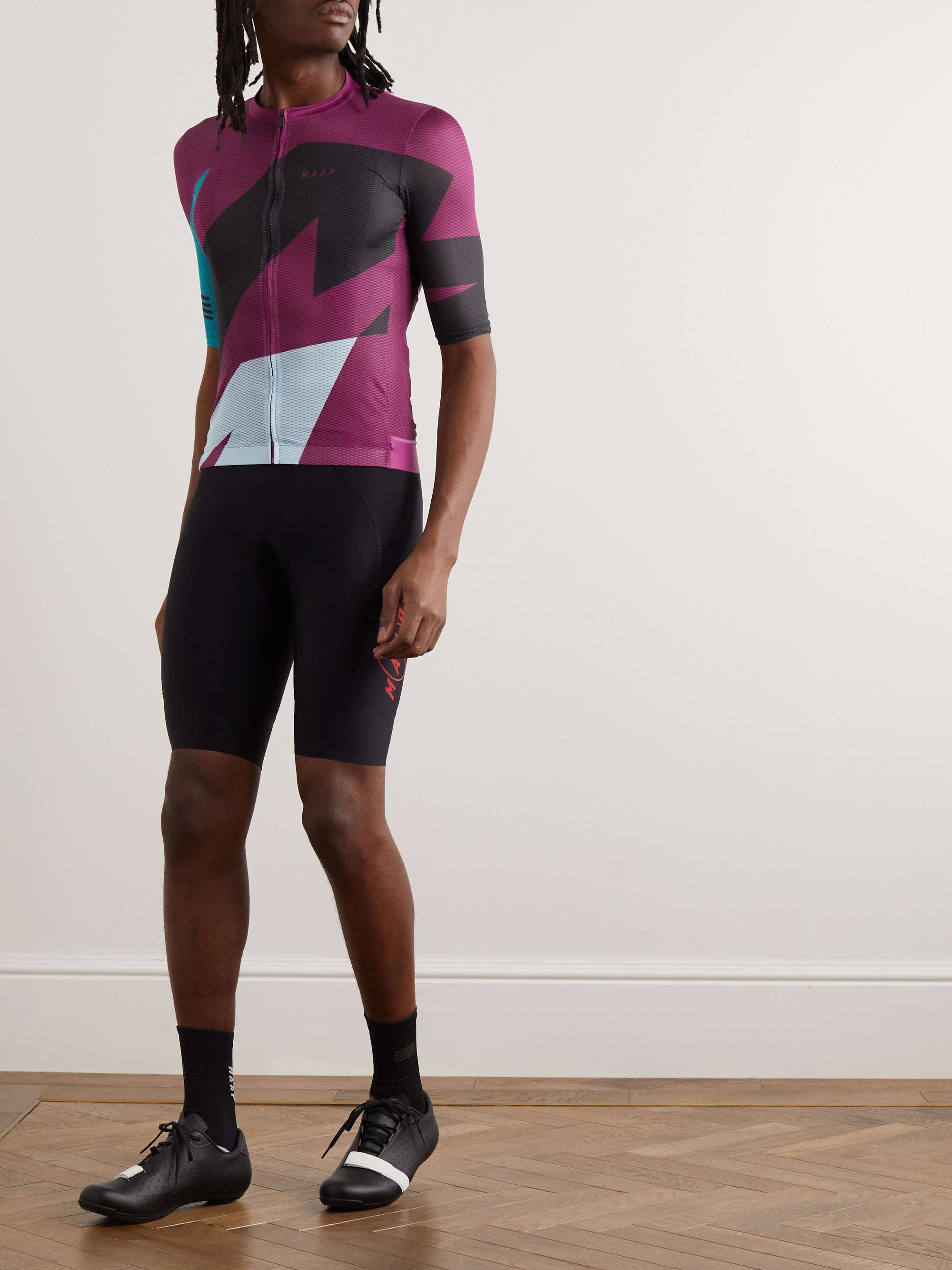 MAAP Emerge Ulralight Pro Printed Recycled Stretch-Mesh Cycling Jersey