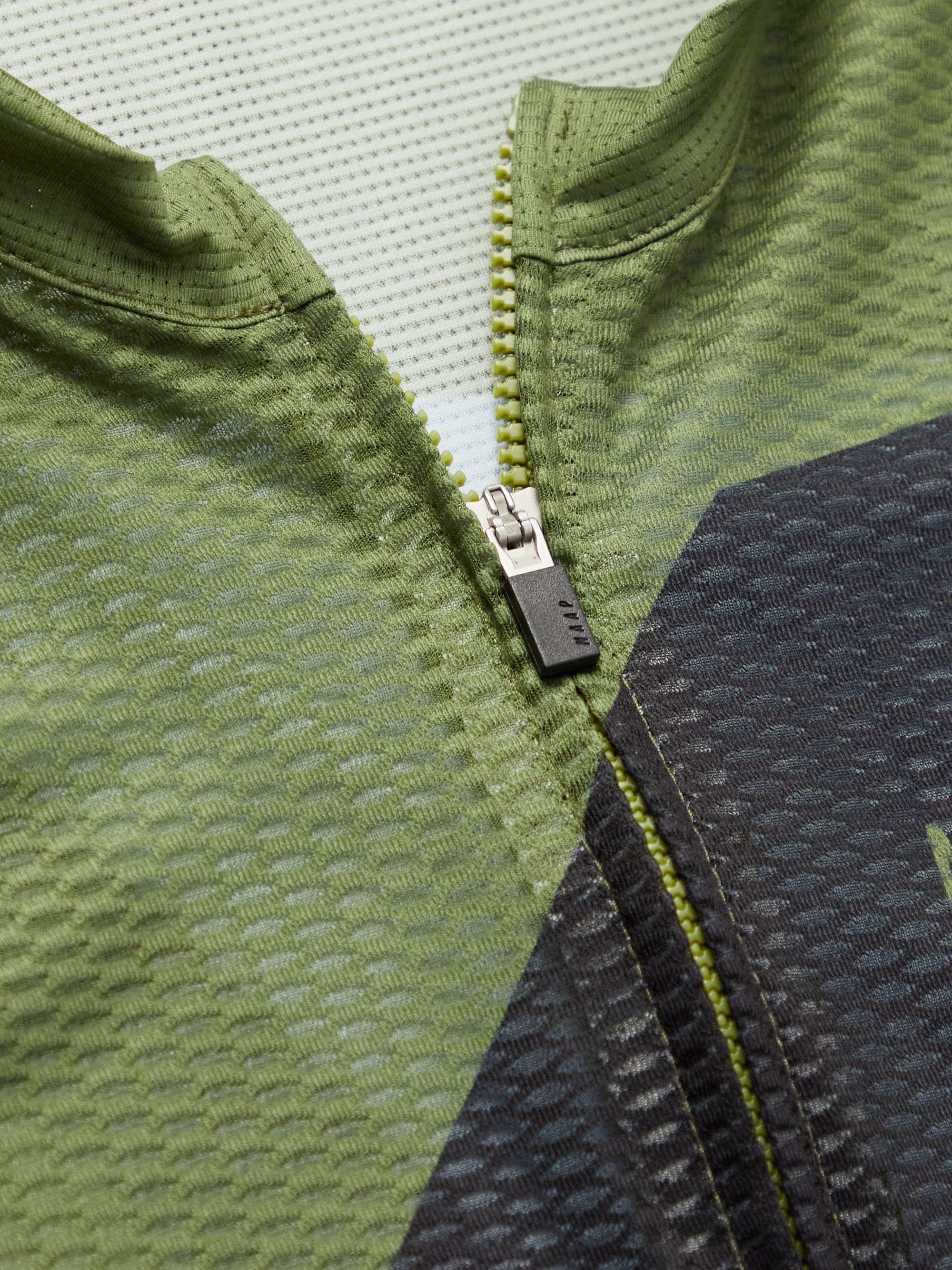 MAAP Emerge Ulralight Pro Printed Recycled Stretch-Mesh Cycling Jersey