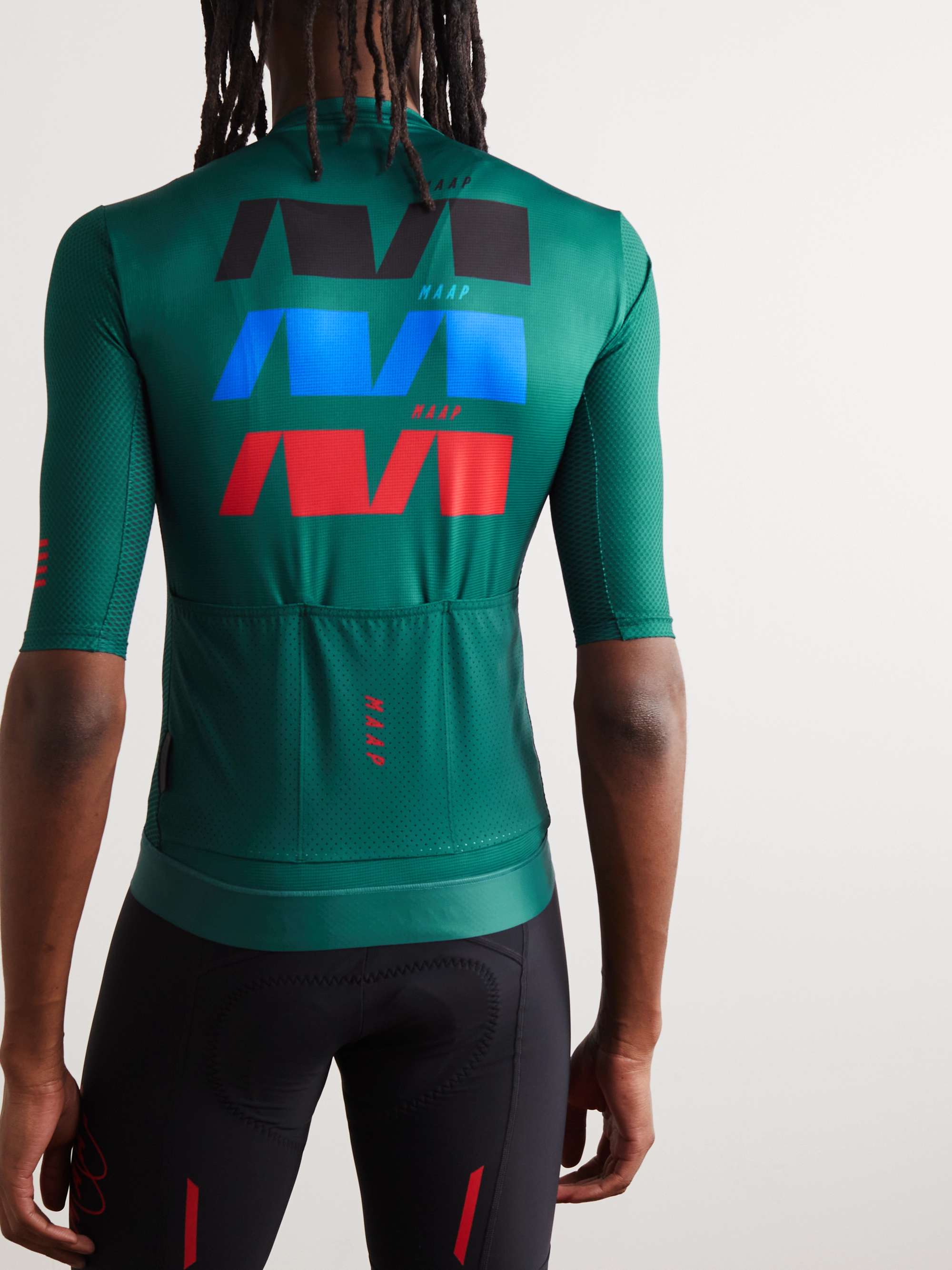 MAAP Trace Pro Air Slim-Fit Stretch Recycled-Mesh Cycling Jersey | MR ...