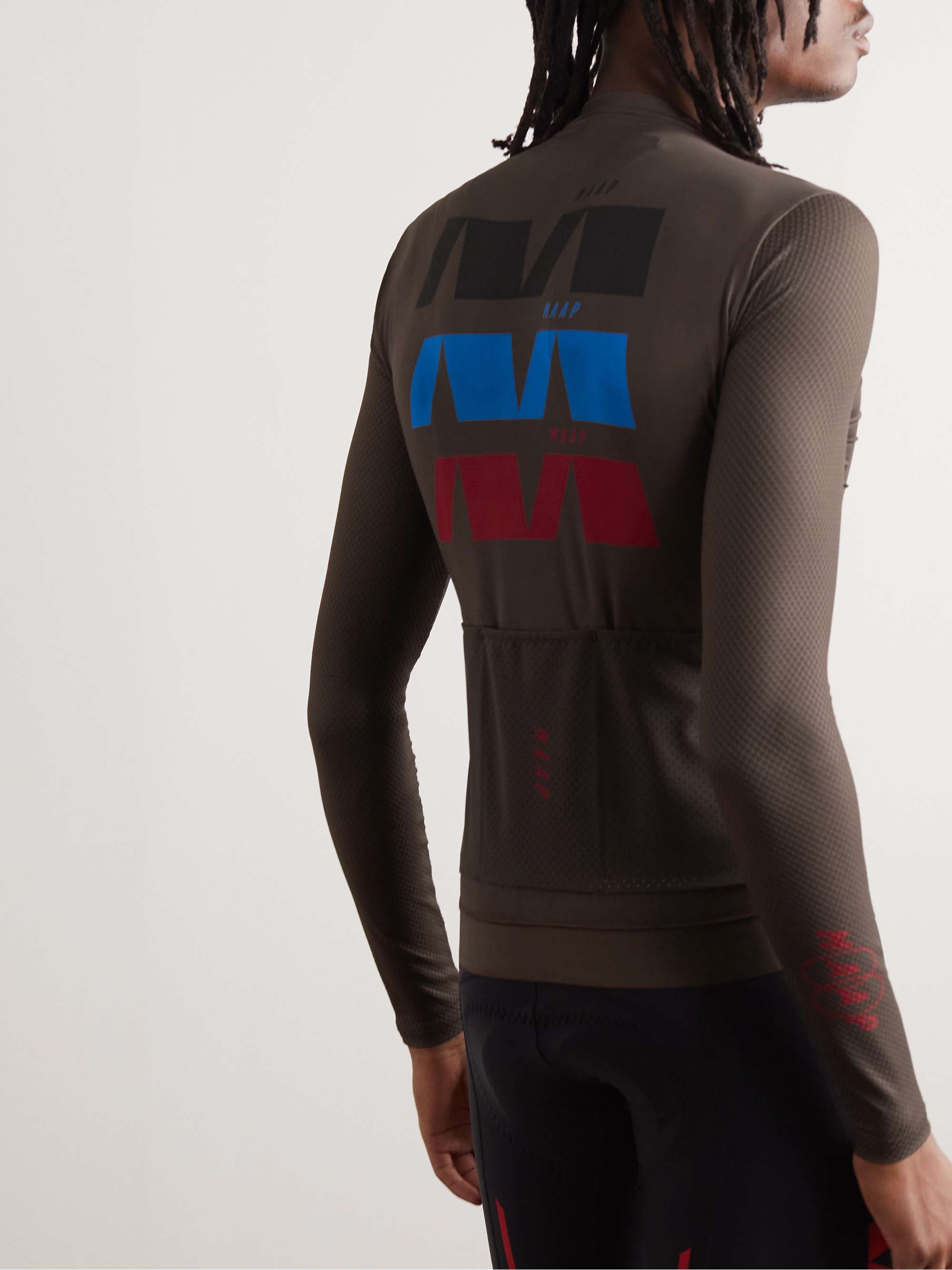 MAAP Trace Pro Air Logo-Print Recycled Stretch-Mesh Cycling Jersey