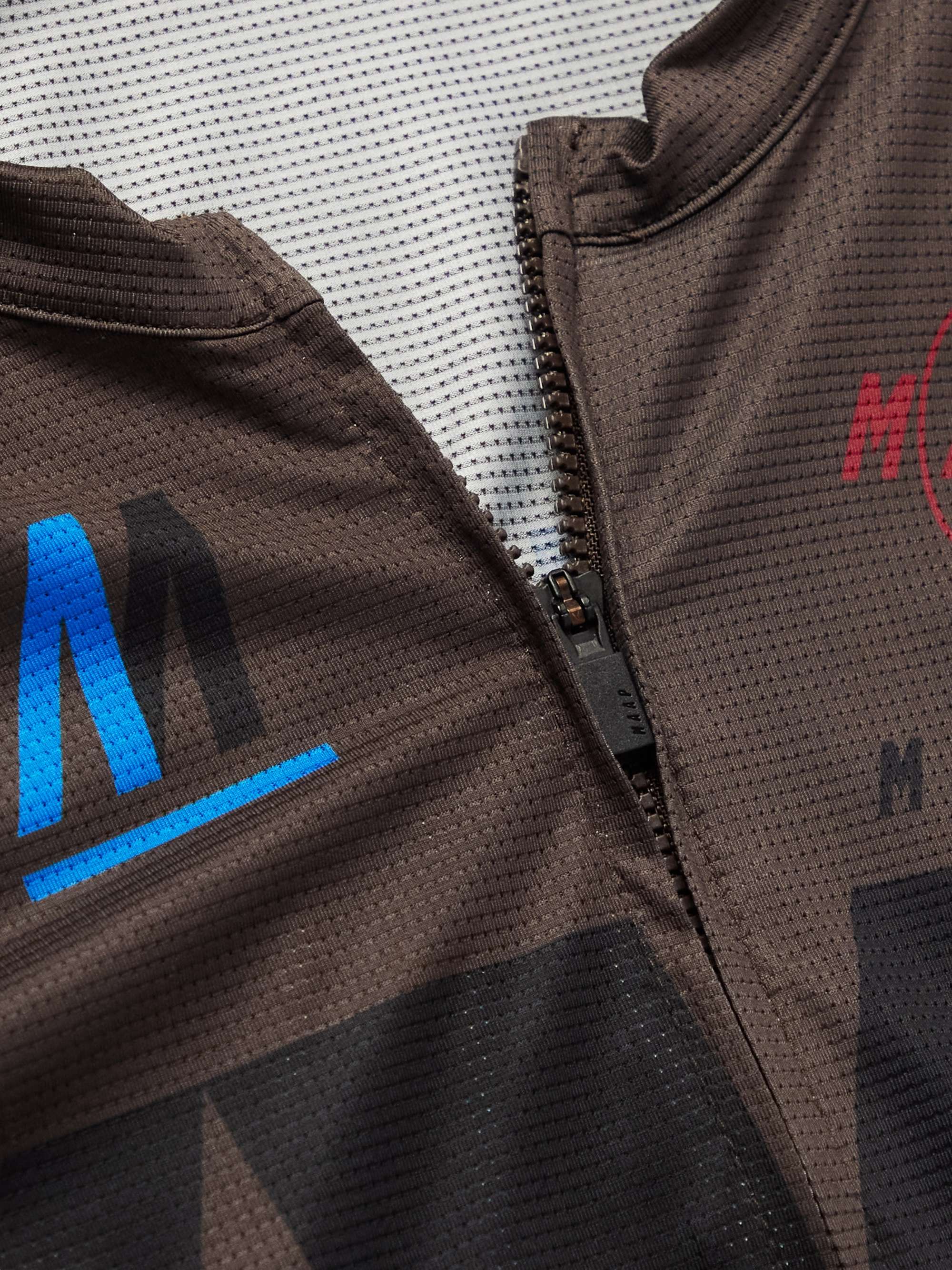 MAAP Trace Pro Air Logo-Print Recycled Stretch-Mesh Cycling Jersey