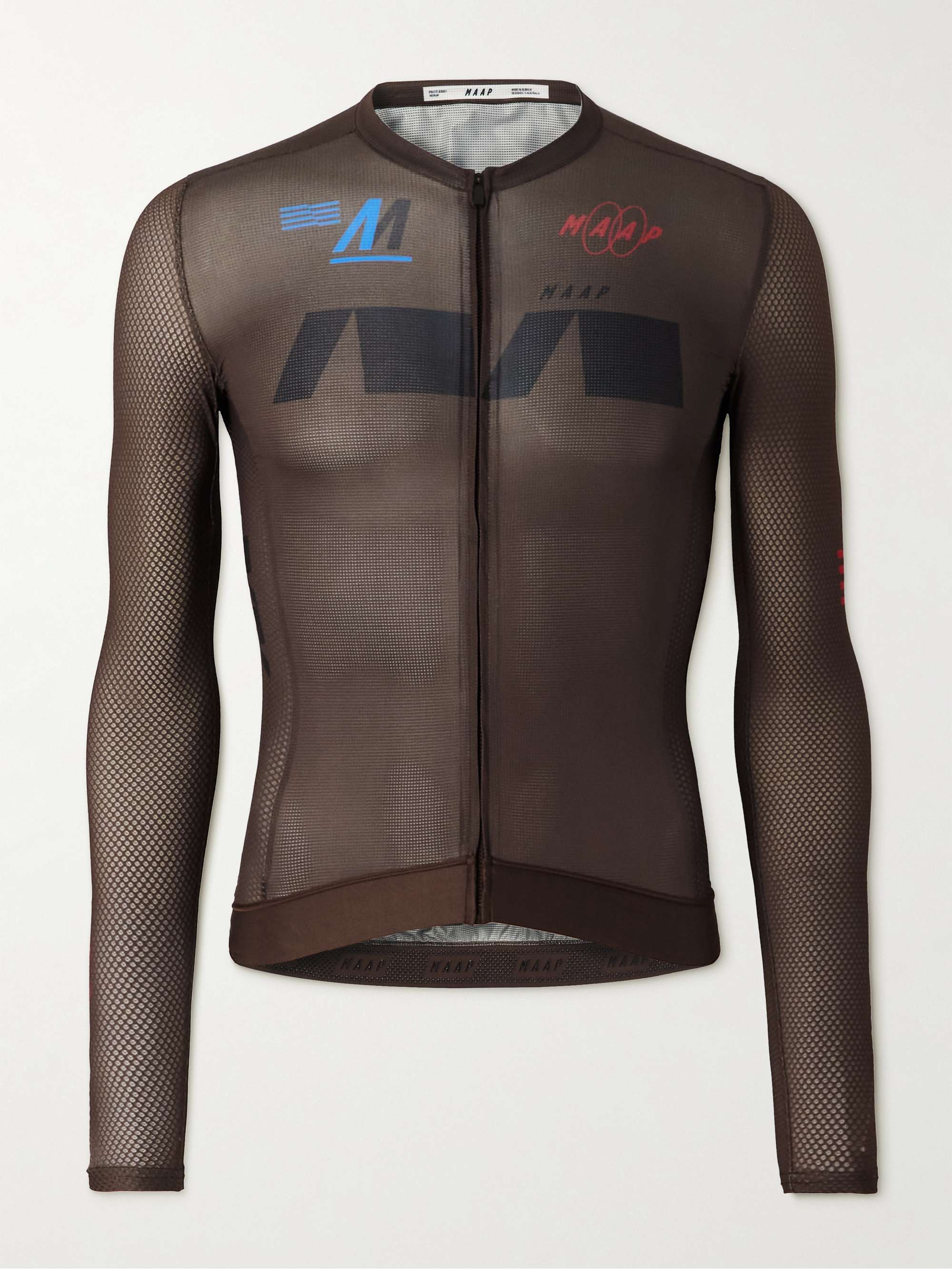 MAAP Trace Pro Air Logo-Print Recycled Stretch-Mesh Cycling Jersey