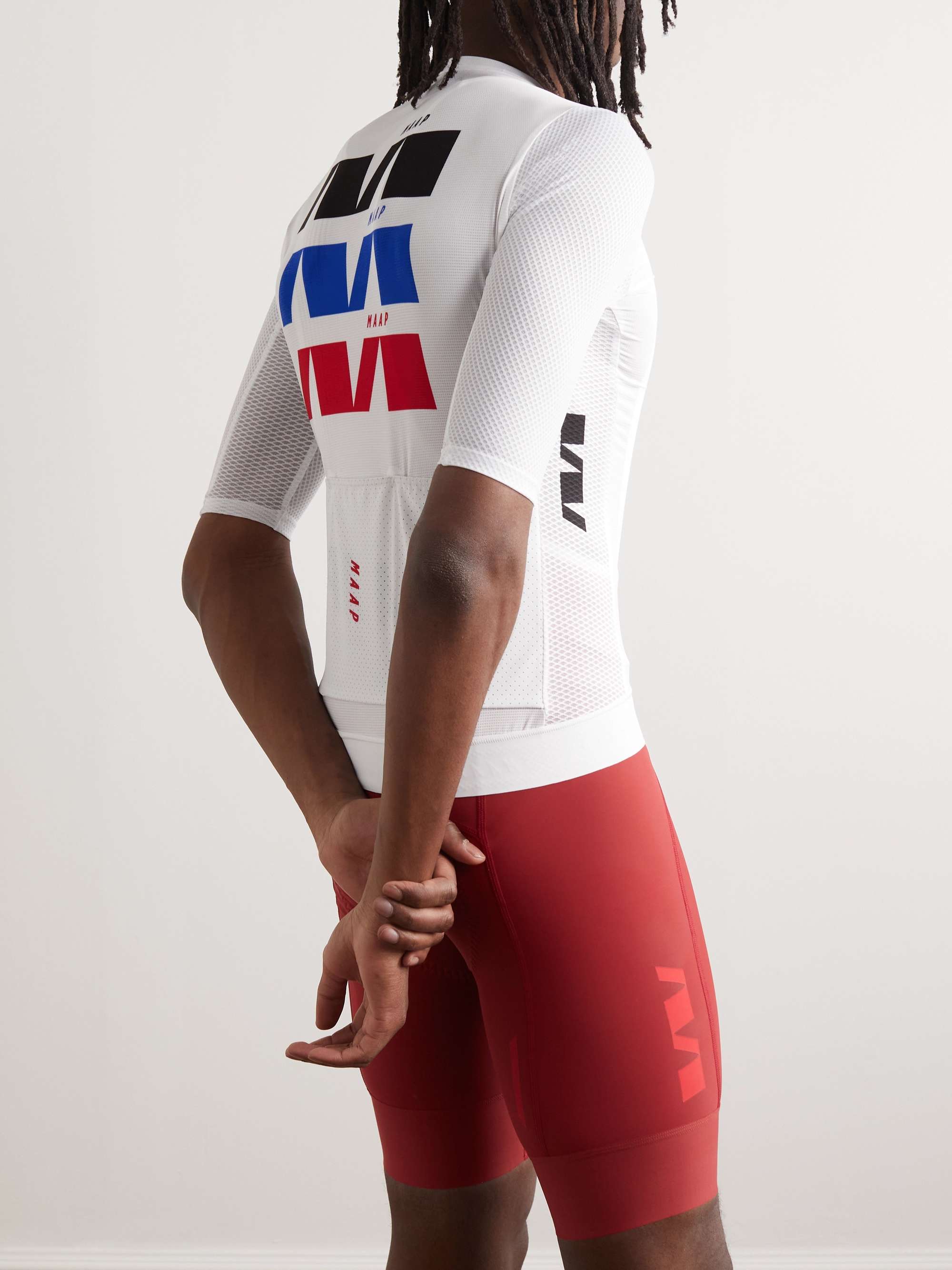 MAAP Trace Pro Air Slim-Fit Stretch Recycled-Mesh Cycling Jersey