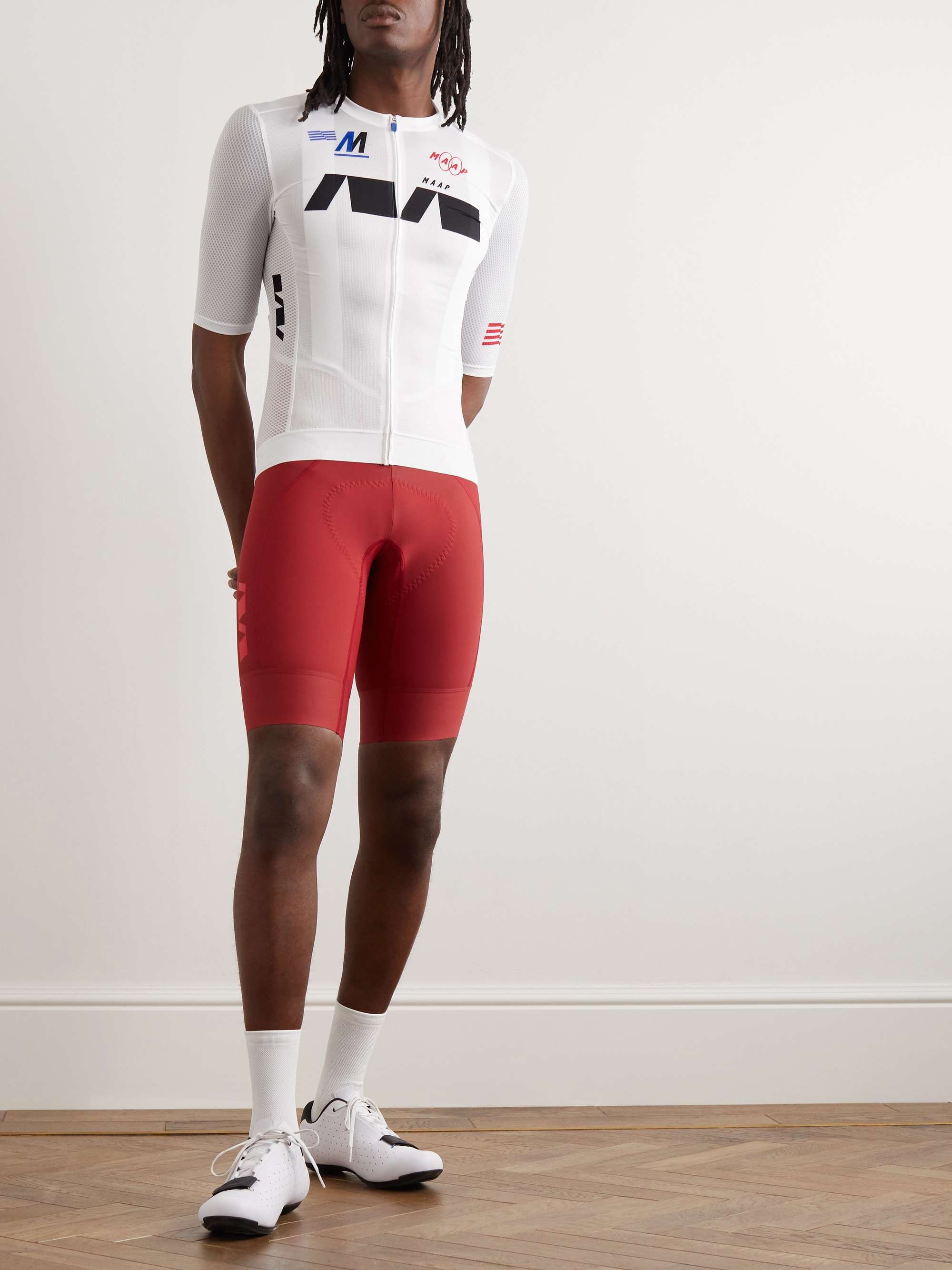 MAAP Trace Pro Air Slim-Fit Stretch Recycled-Mesh Cycling Jersey