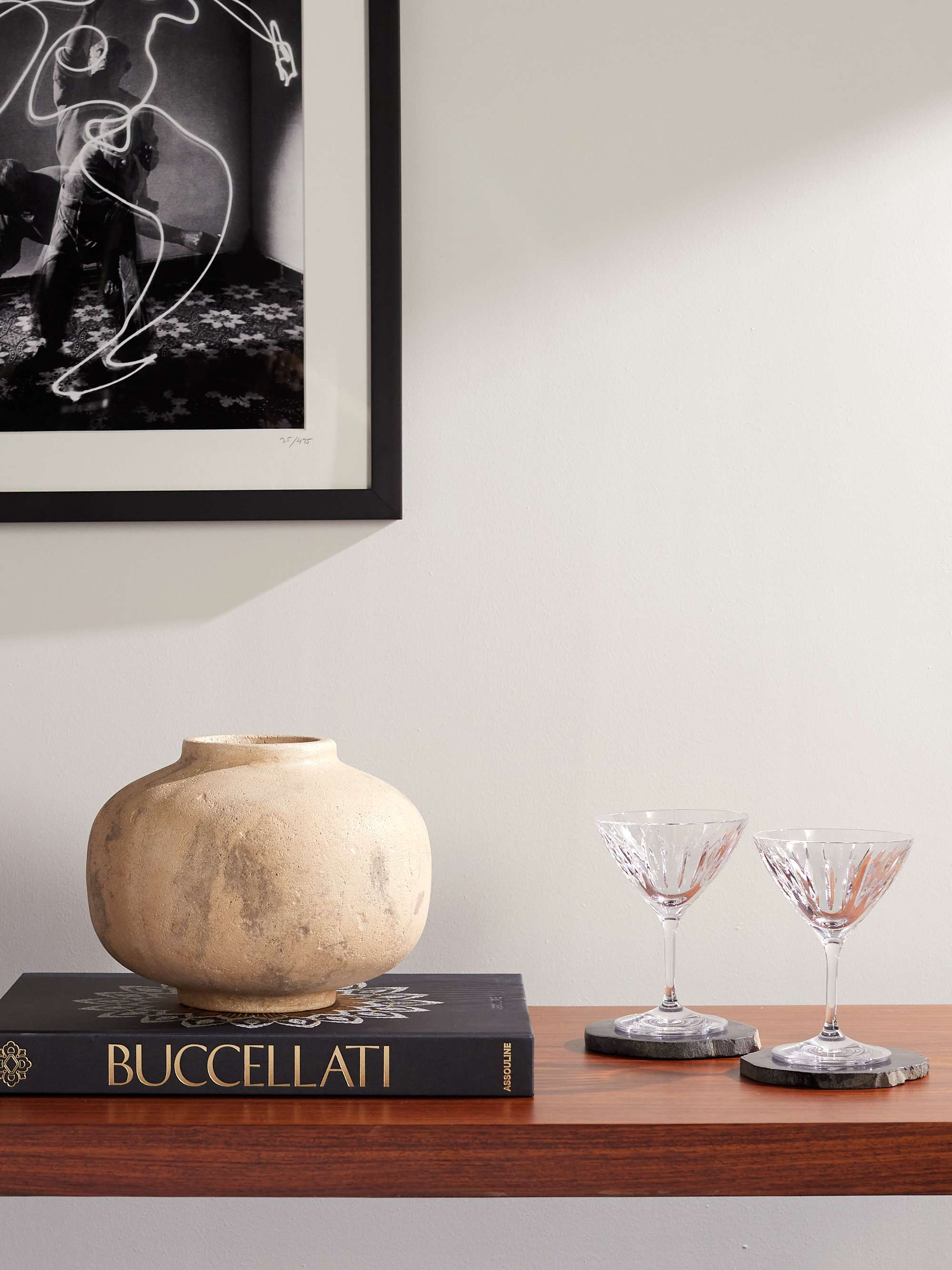 THE CONRAN SHOP Marbled Limestone Vase