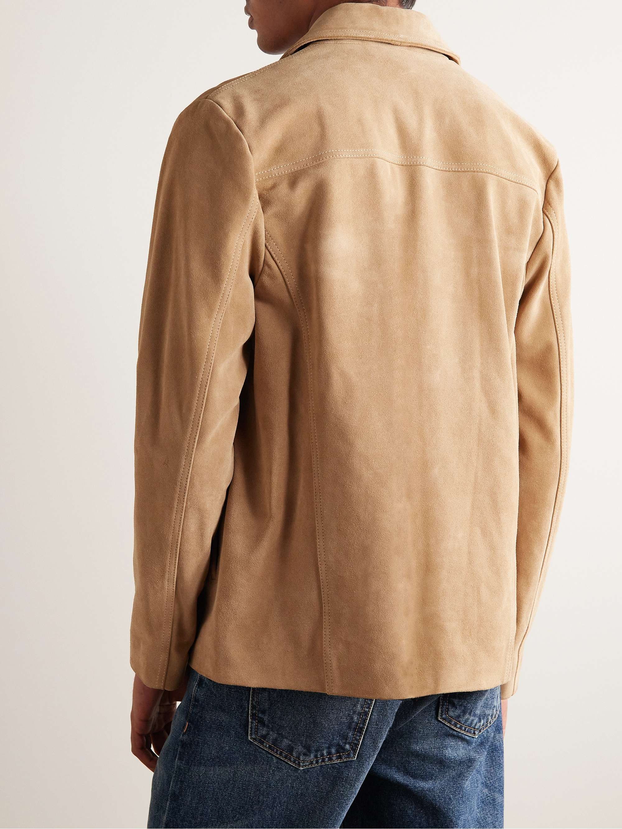 NILI LOTAN Gavyn Suede Jacket