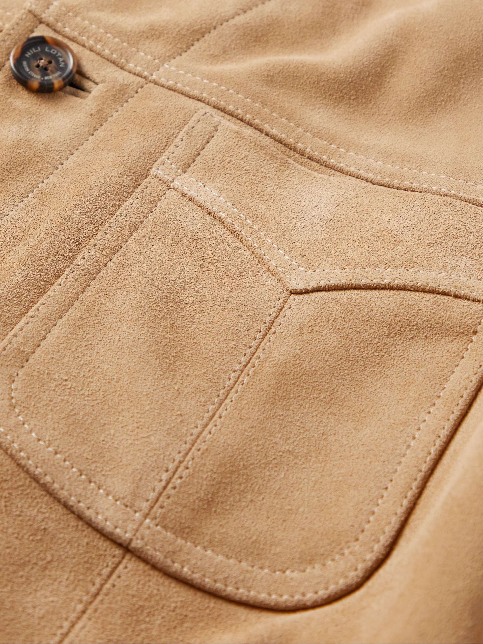 NILI LOTAN Gavyn Suede Jacket