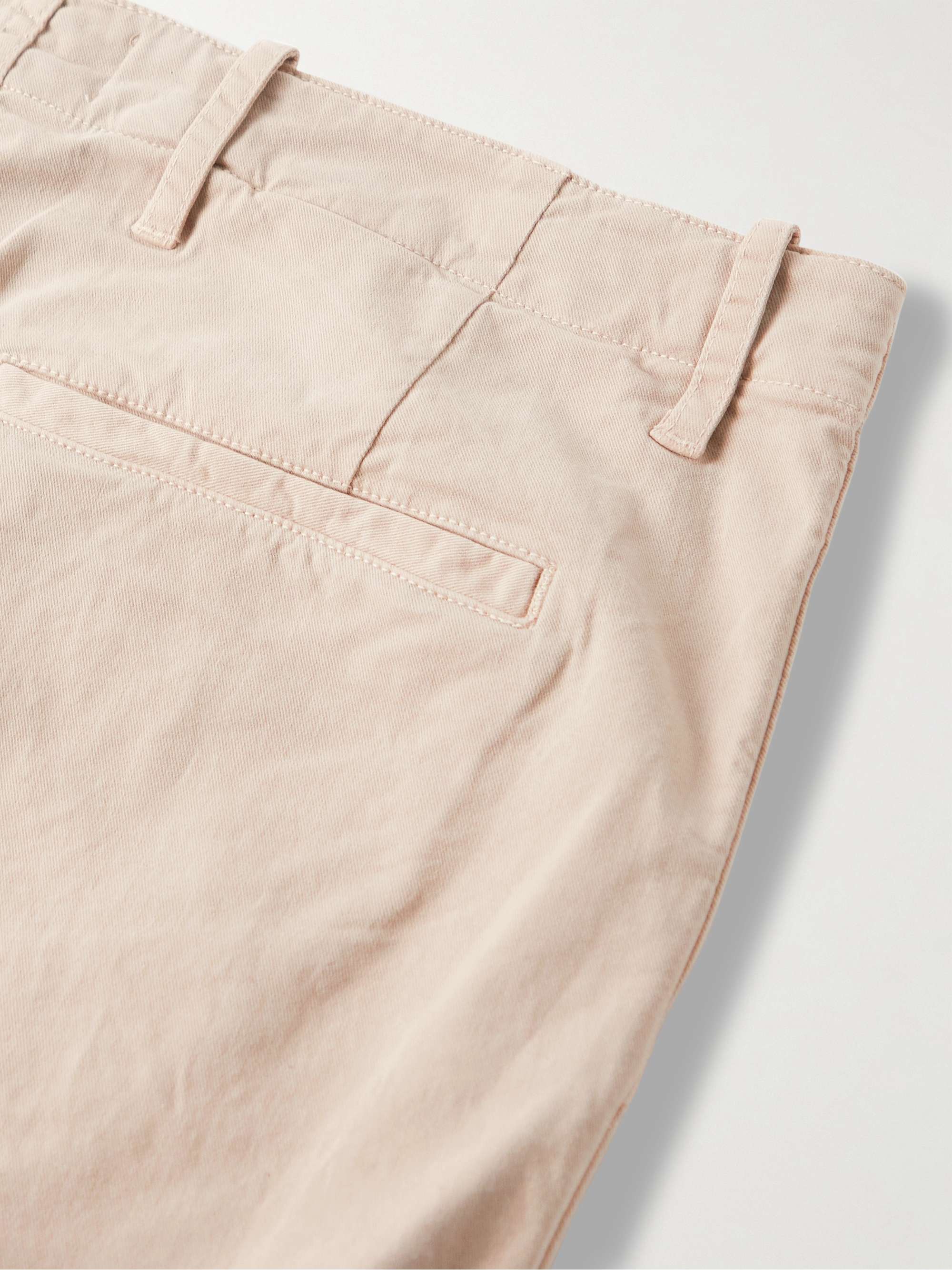 NILI LOTAN Dean Straight-Leg Panelled Cotton-Blend Twill Trousers