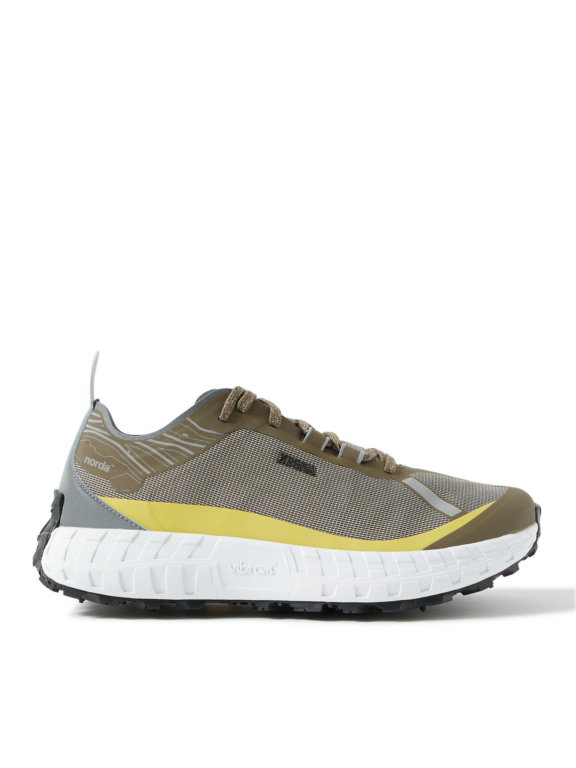 Zegna Khaki Norda Edition Sneakers In Gray