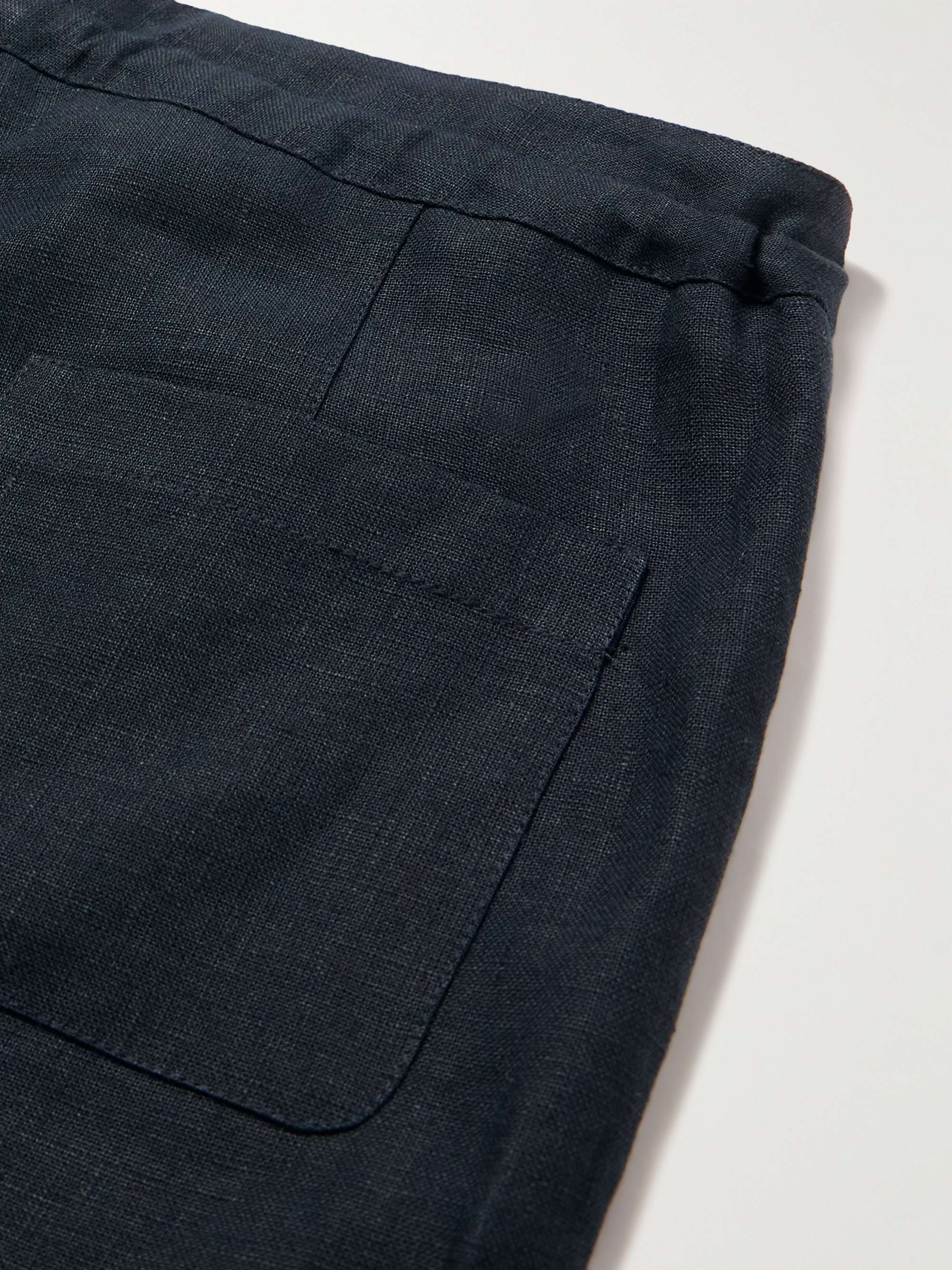 RICHARD JAMES Straight-Leg Cotton and Wool-Blend Trousers