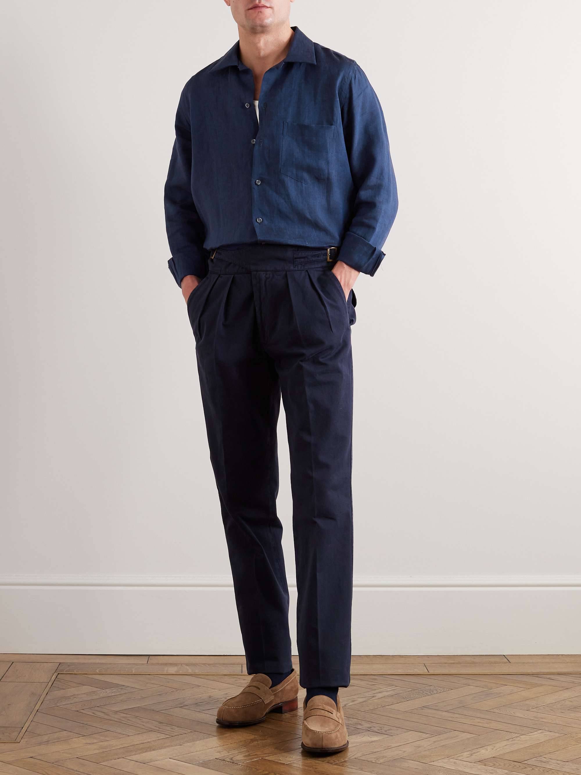RICHARD JAMES Linen Shirt for Men | MR PORTER