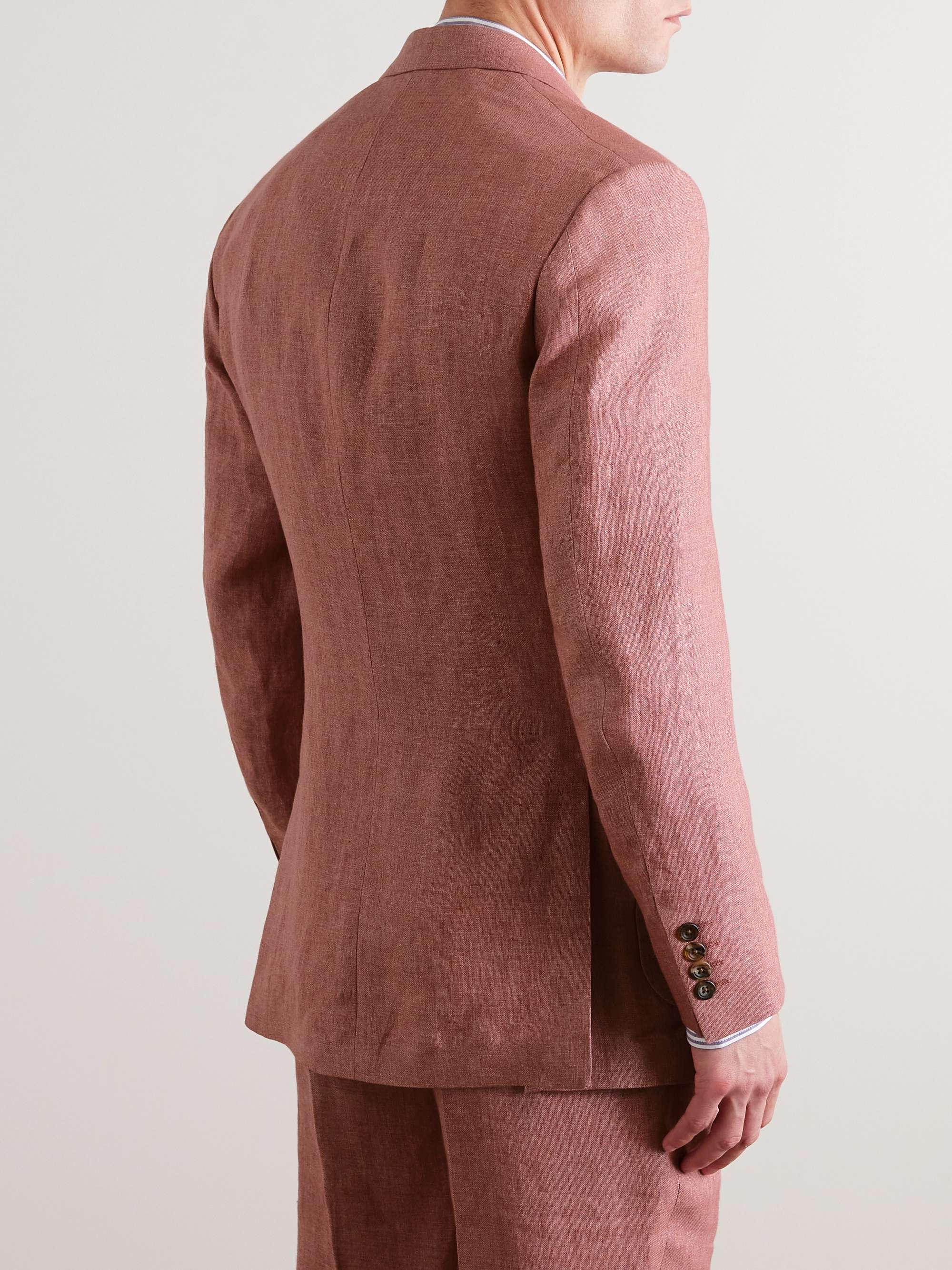 RICHARD JAMES Unstructured Linen Suit Jacket