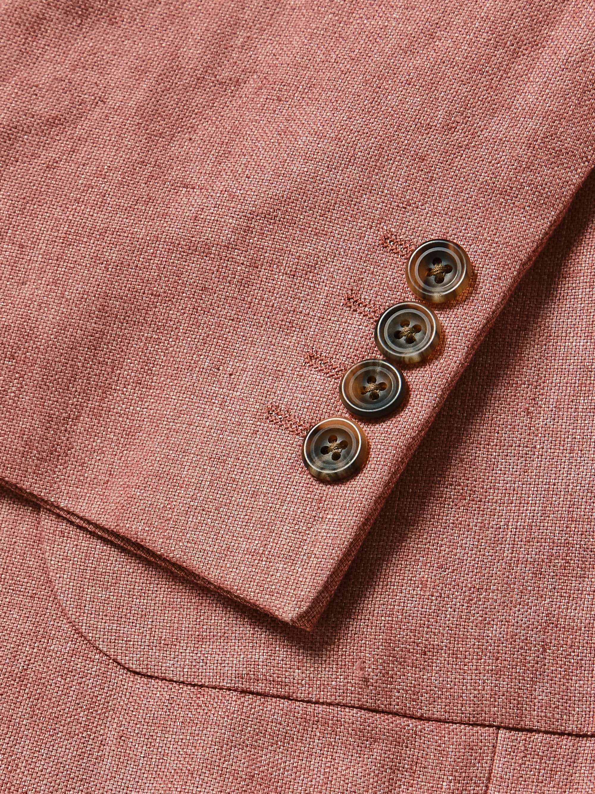 RICHARD JAMES Unstructured Linen Suit Jacket