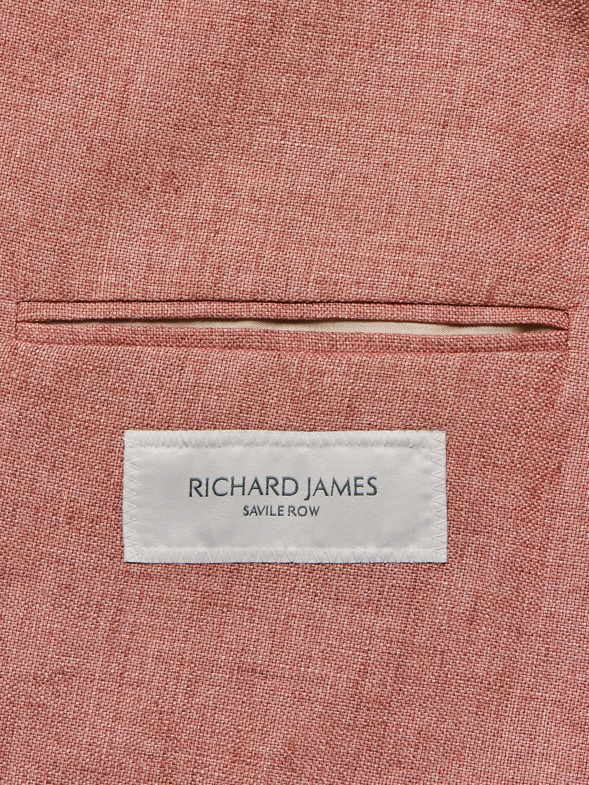RICHARD JAMES Unstructured Linen Suit Jacket