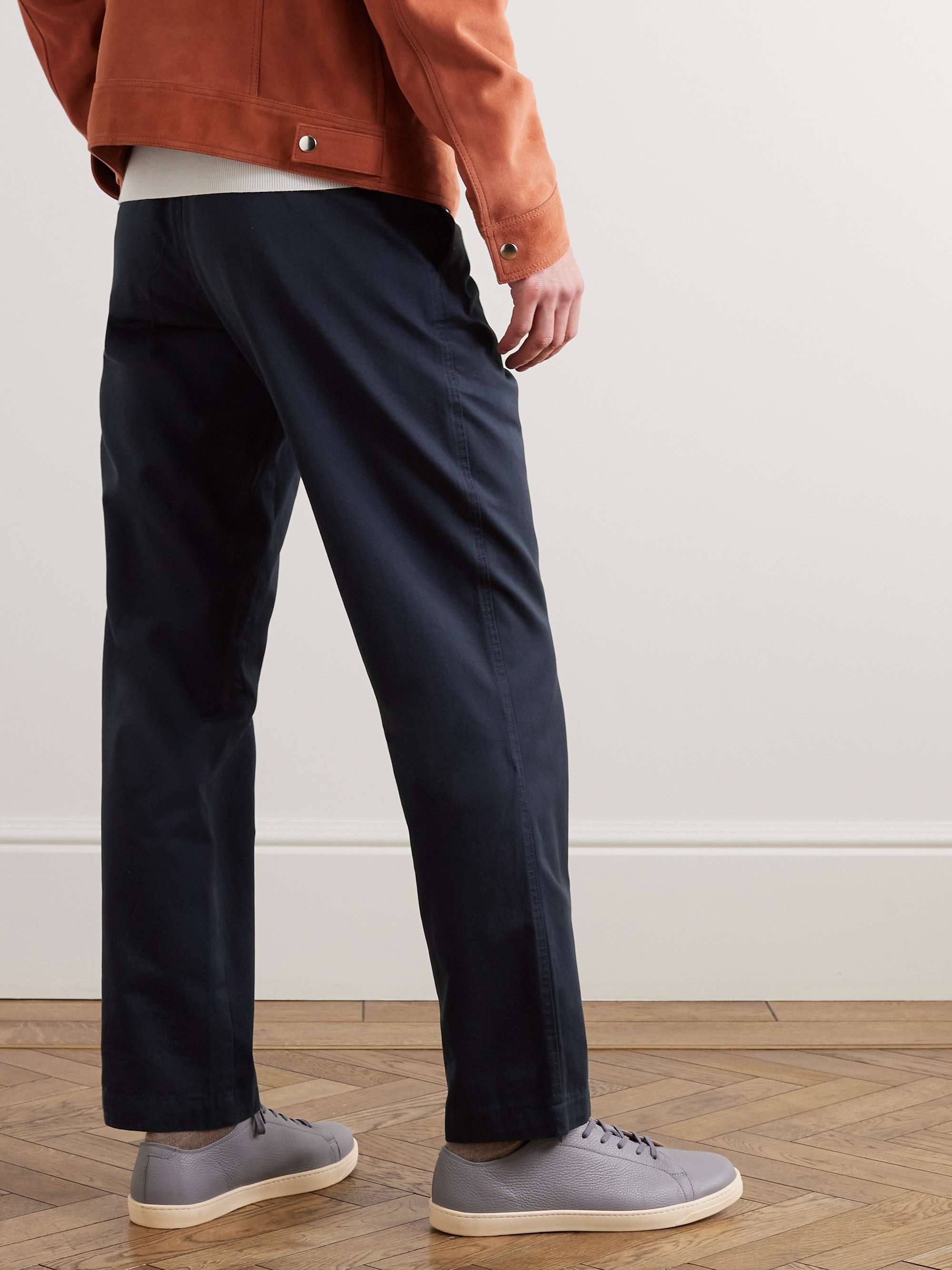 RICHARD JAMES Tapered Organic Cotton-Twill Chinos