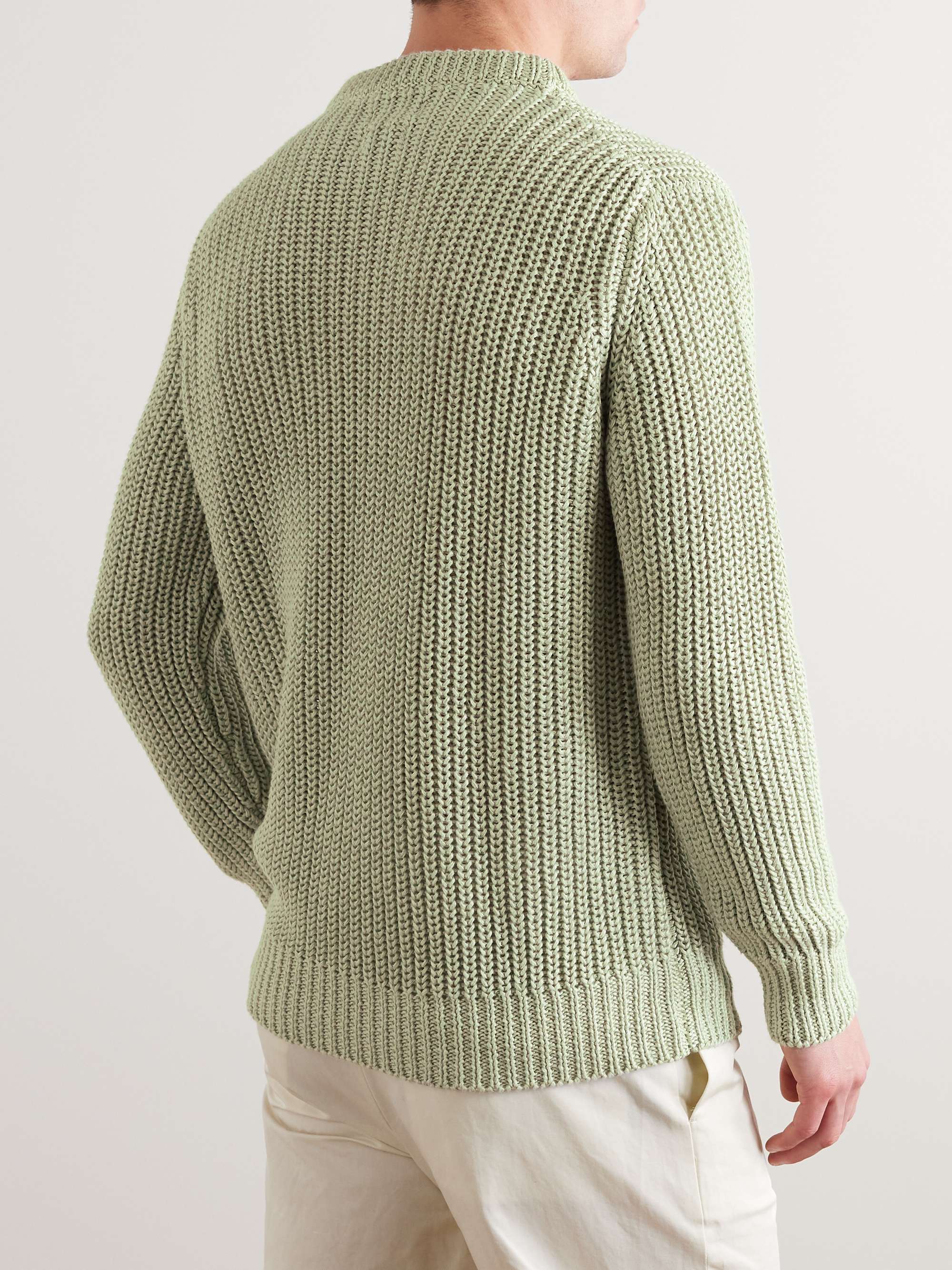 RICHARD JAMES Ribbed Linen Sweater